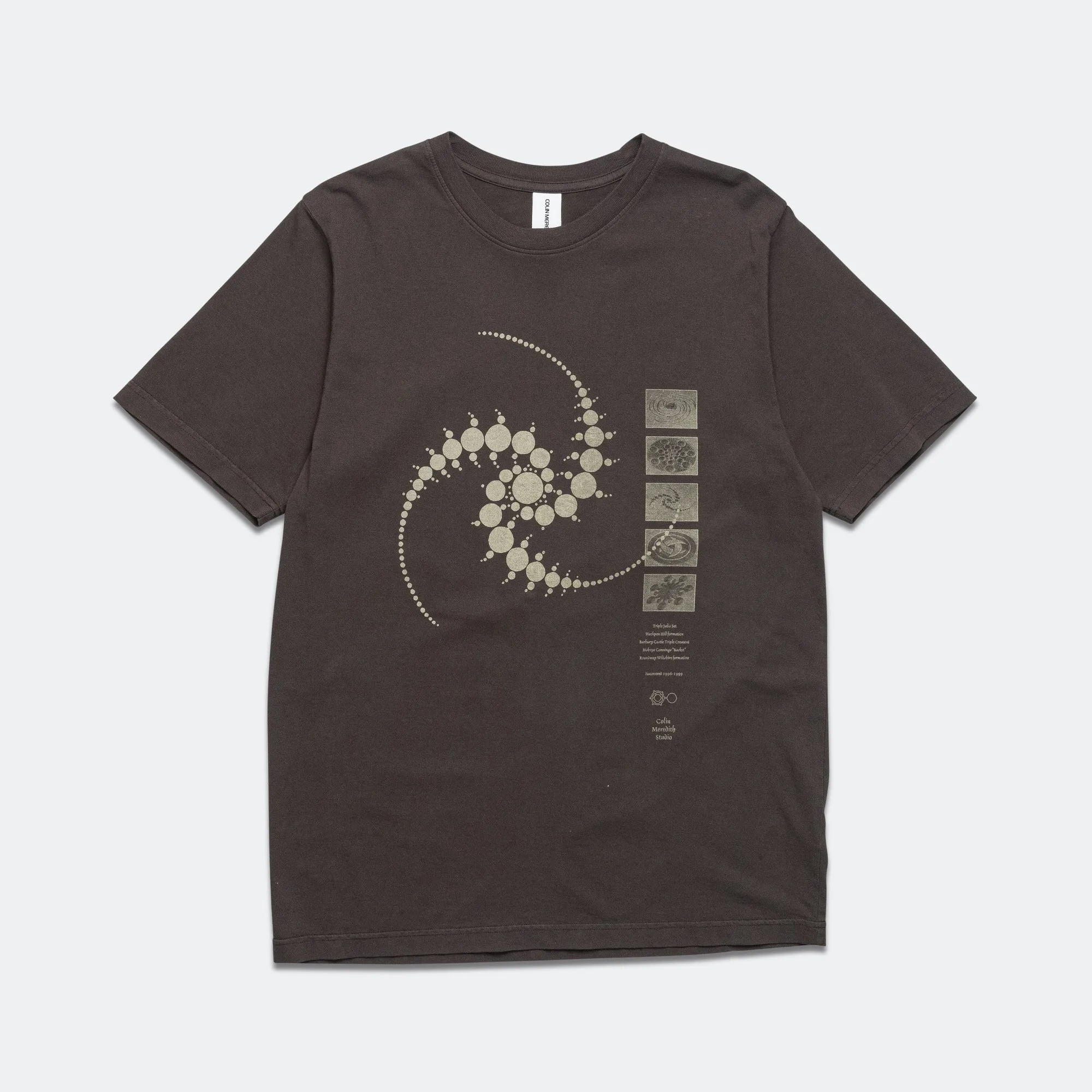 Crop Circle T-Shirt - Peat