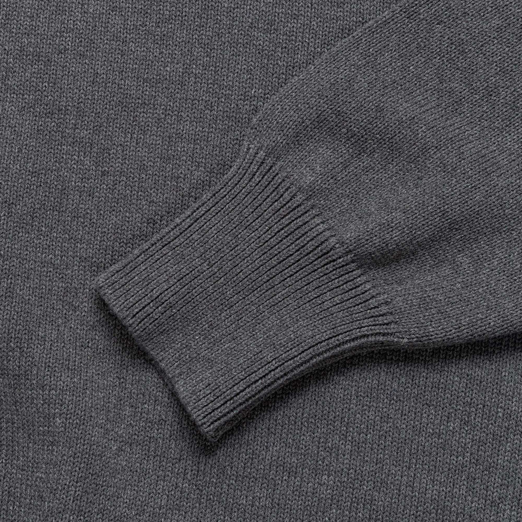 Cross Over Crew - Dry Cotton Charcoal