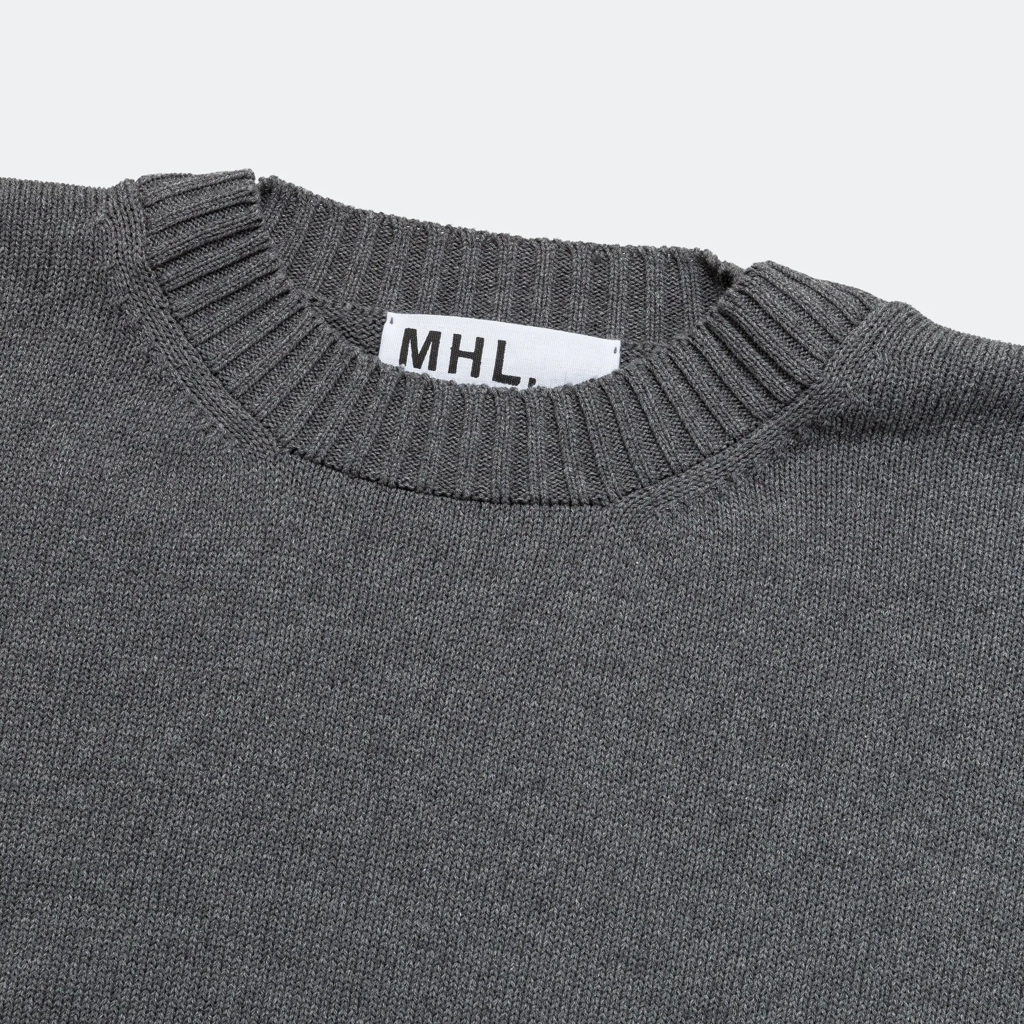 Cross Over Crew - Dry Cotton Charcoal