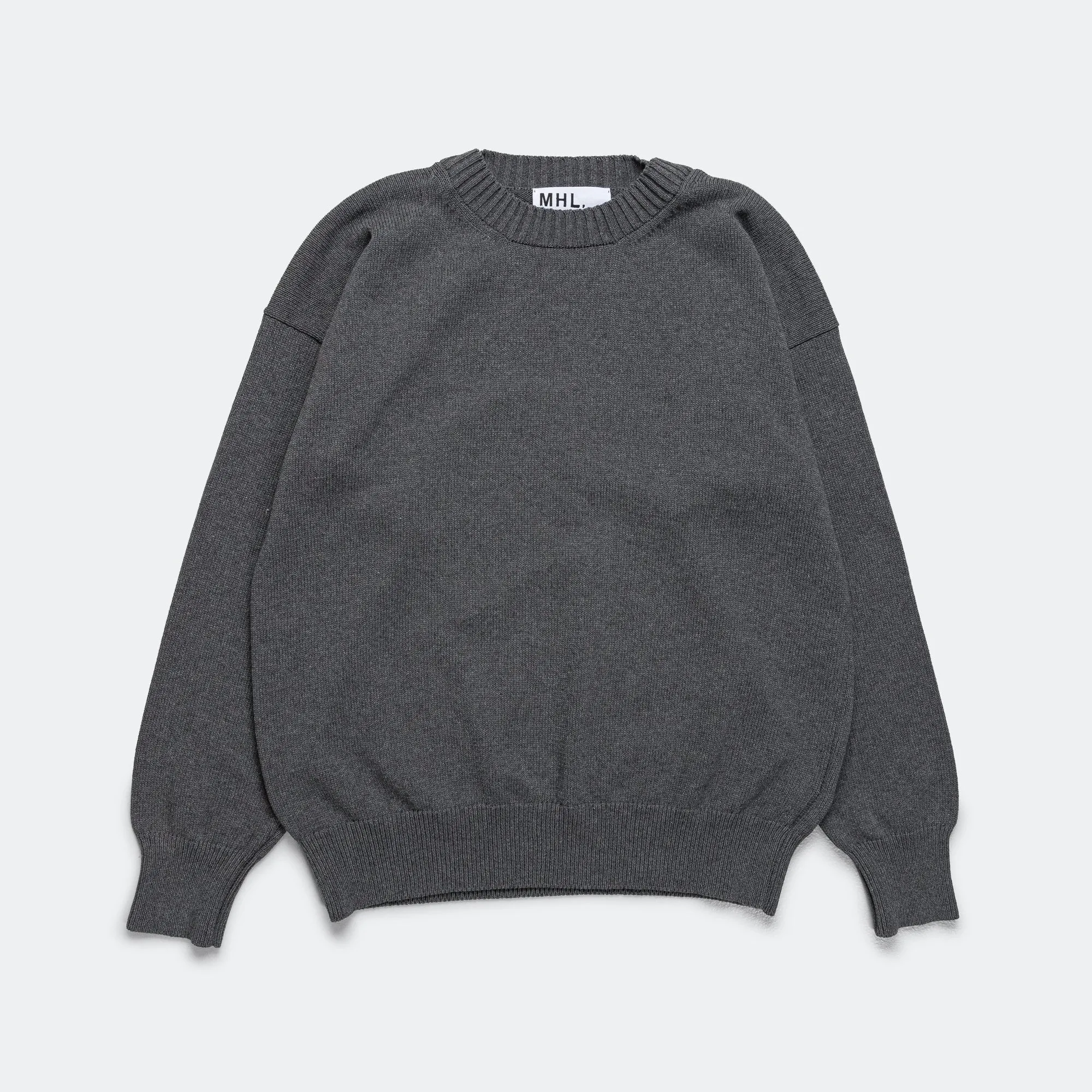 Cross Over Crew - Dry Cotton Charcoal