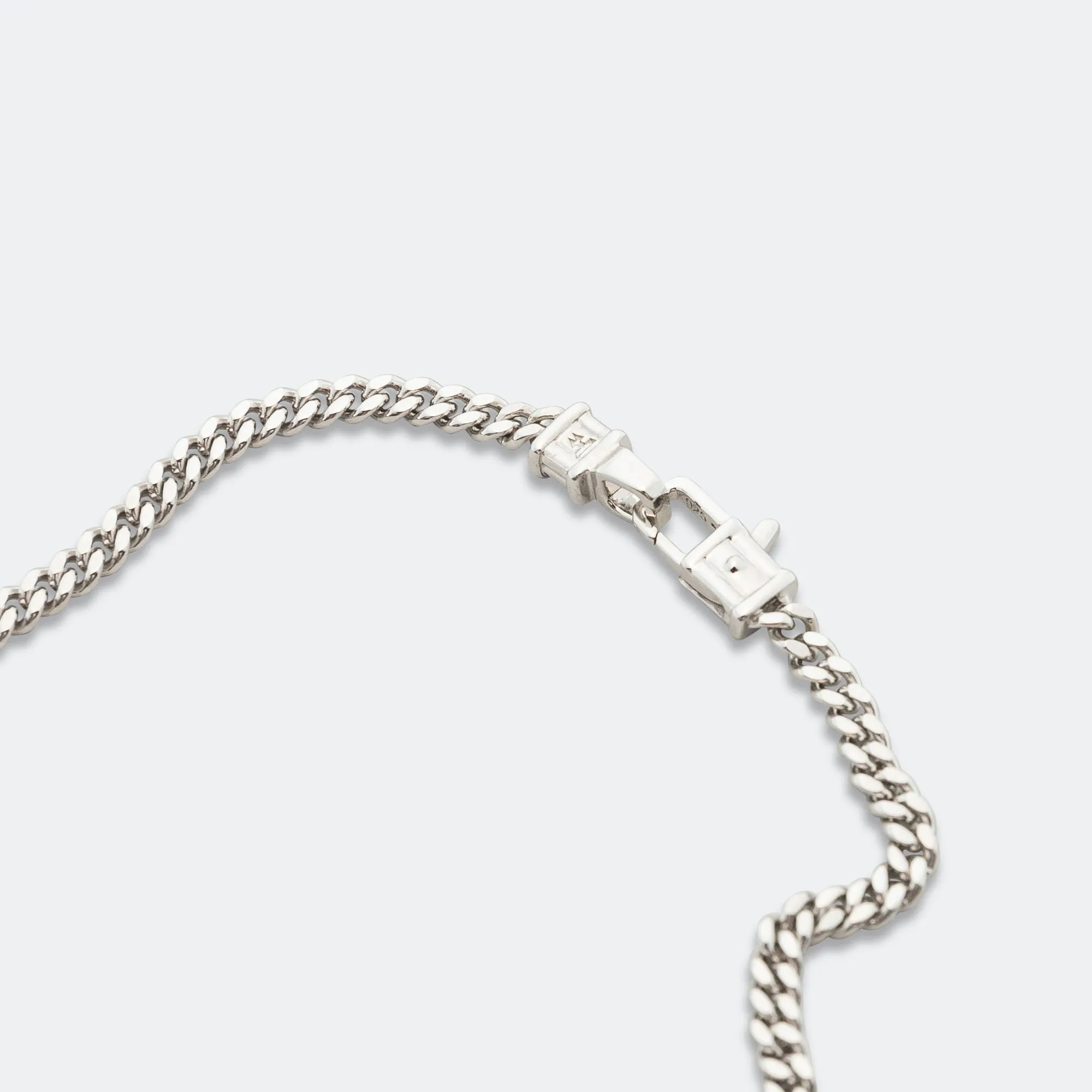 Curb Bracelet M - 925 Silver