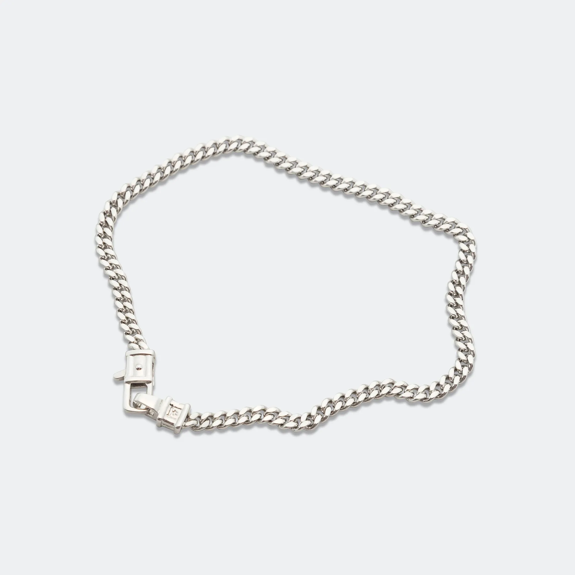 Curb Bracelet M - 925 Silver