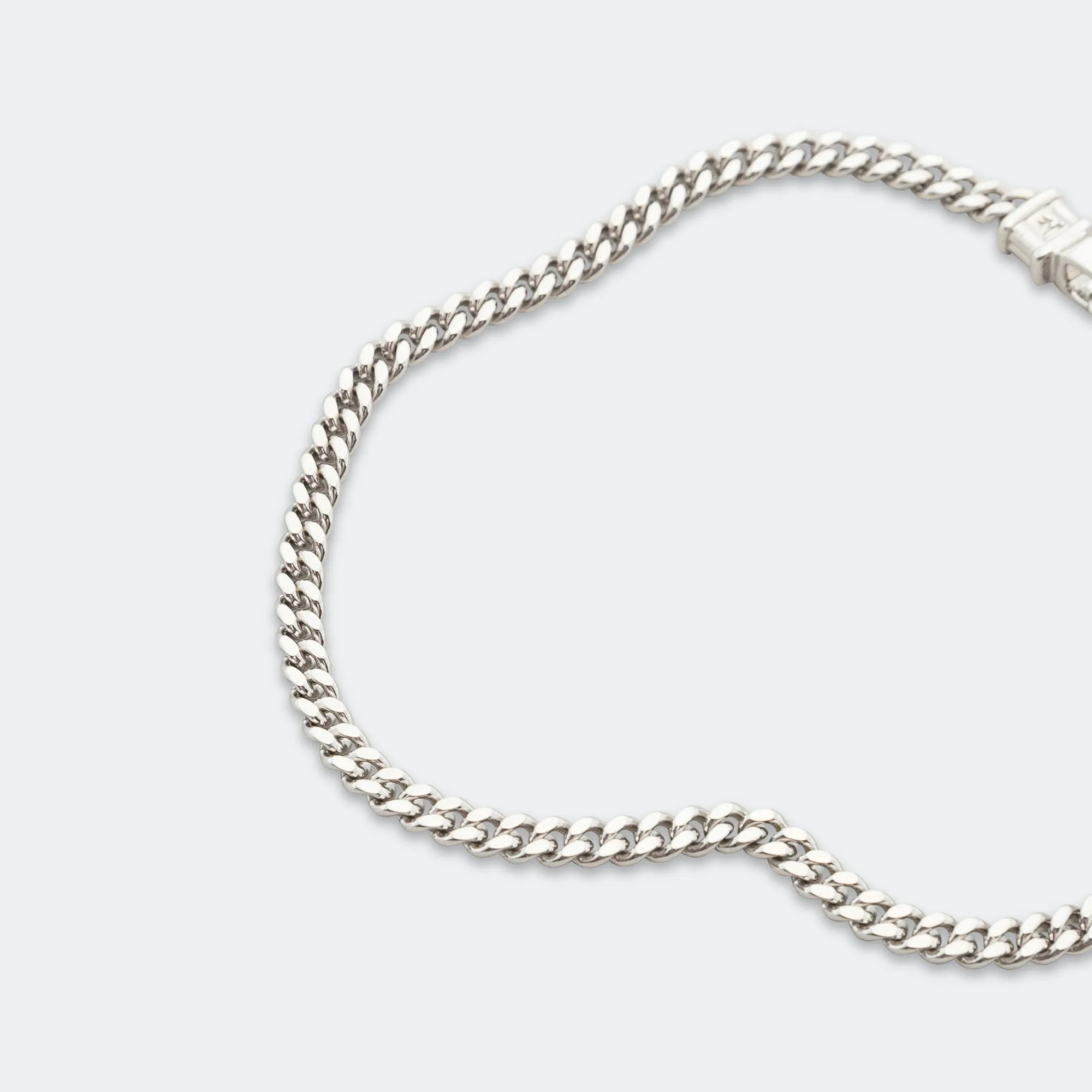 Curb Bracelet M - 925 Silver