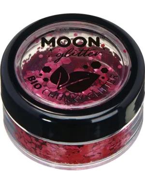 Dark Rose Chunky Biodegradable Body Glitter 3g