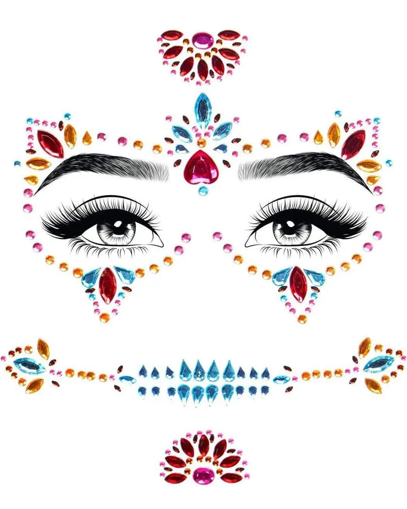 Day of the Dead Adhesive Face Jewels