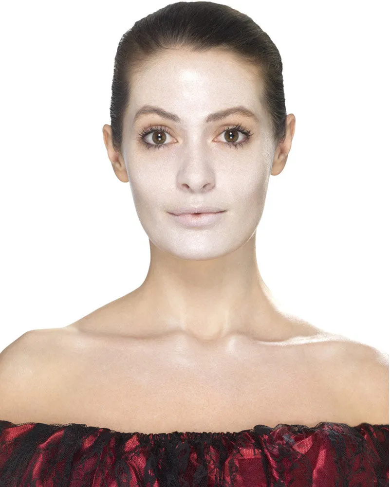 Day Of The Dead Face Tattoo Transfers Set Black And Red