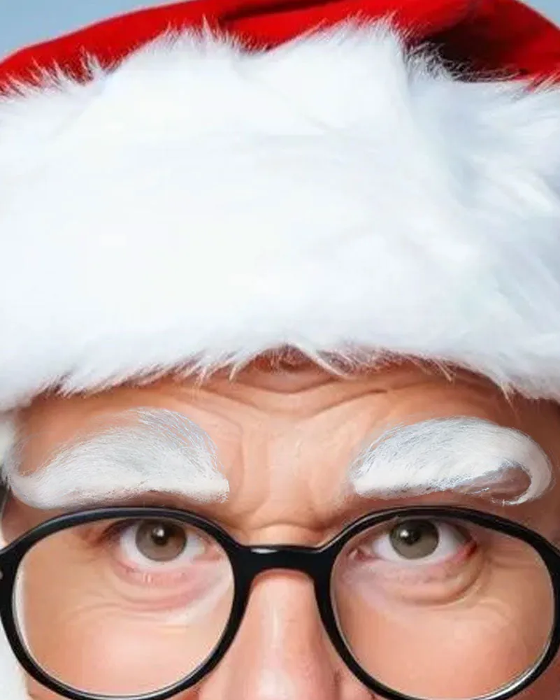 Deluxe Santa Eyebrows