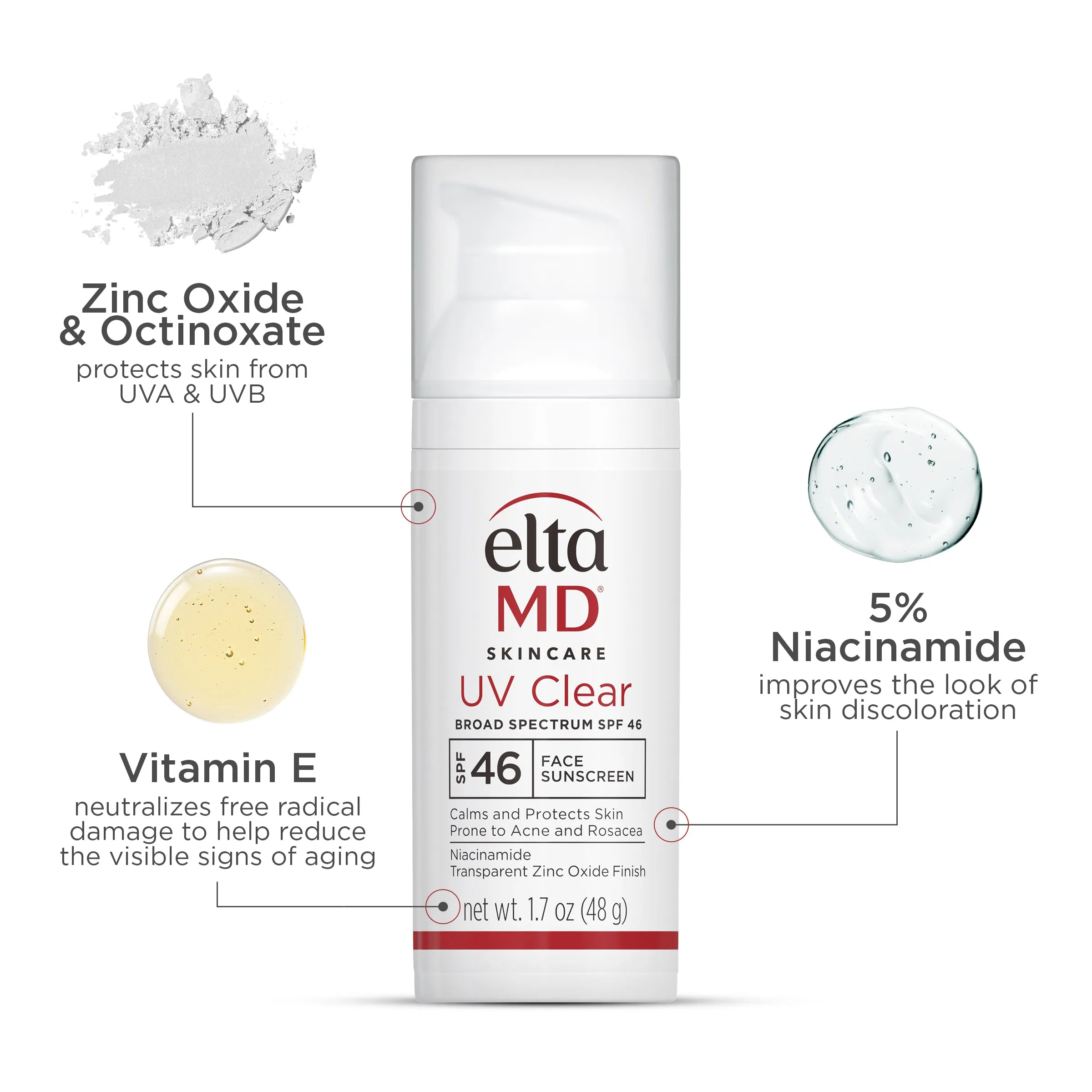 Elta MD UV Clear Broad-Spectrum SPF 46