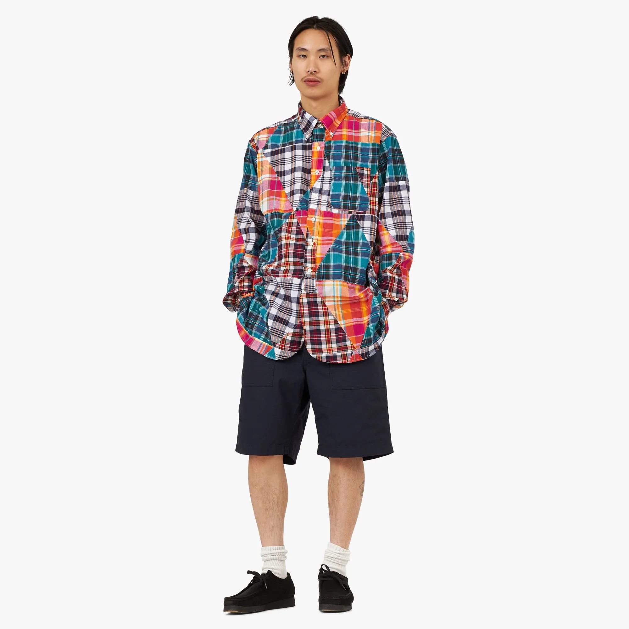 Engineered Garments 19 Century BD Shirt / Patchwork Madras