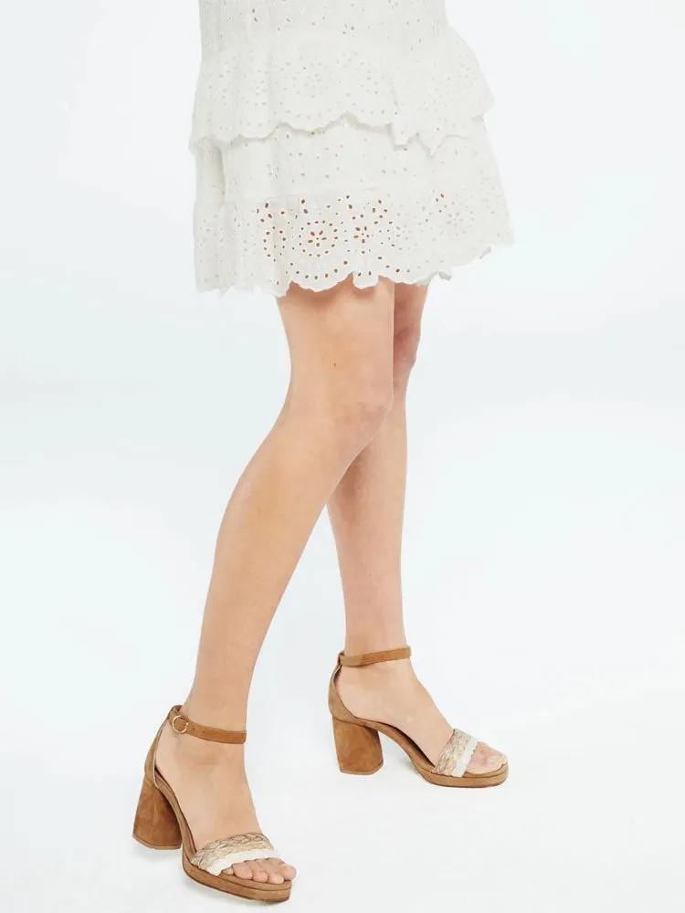 Fabienne Chapot Braidy Sandal Tan