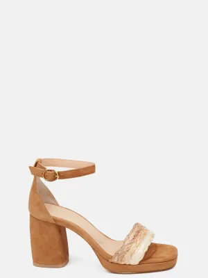 Fabienne Chapot Braidy Sandal Tan