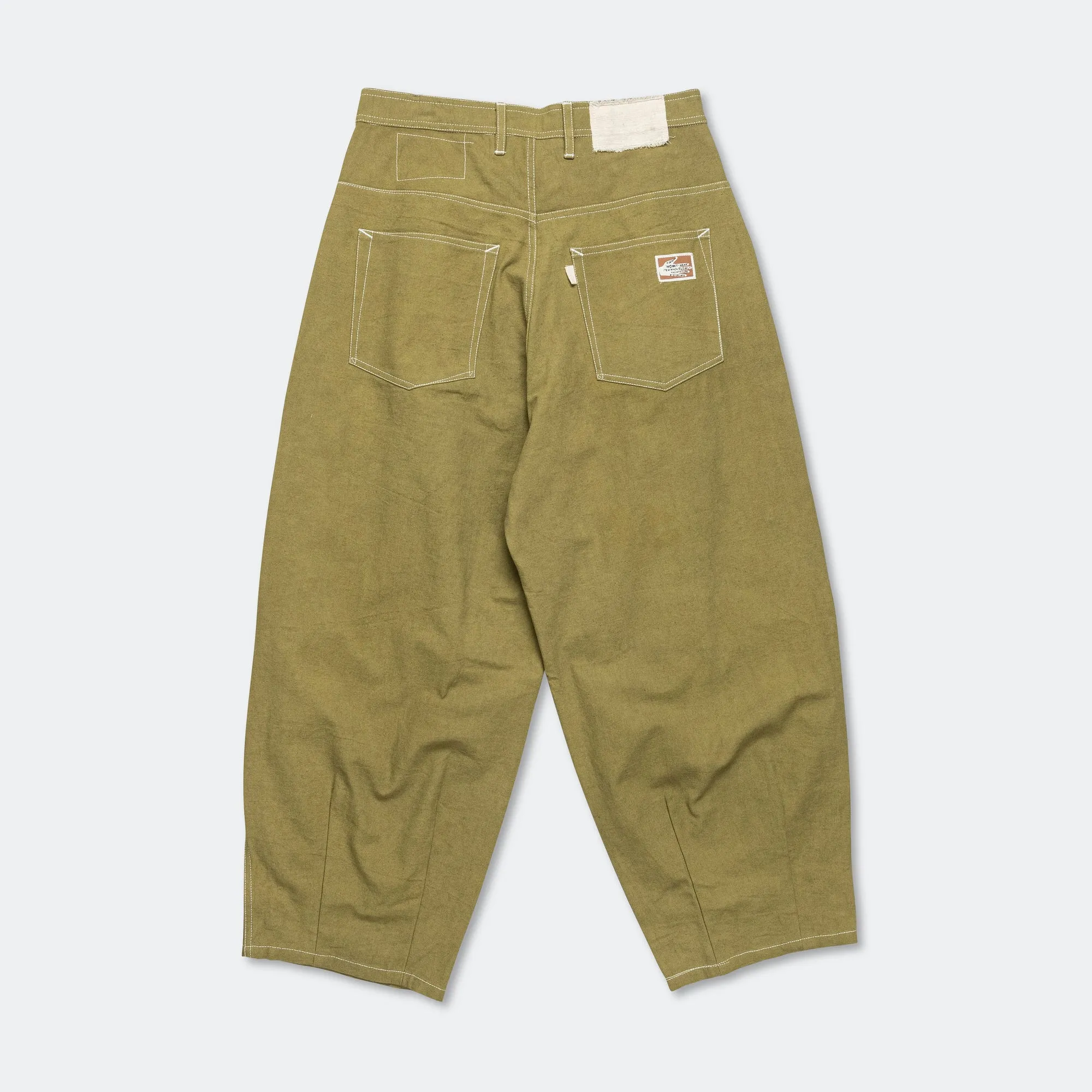 Fenn Trousers - Canvas Olive Wonky-Wear