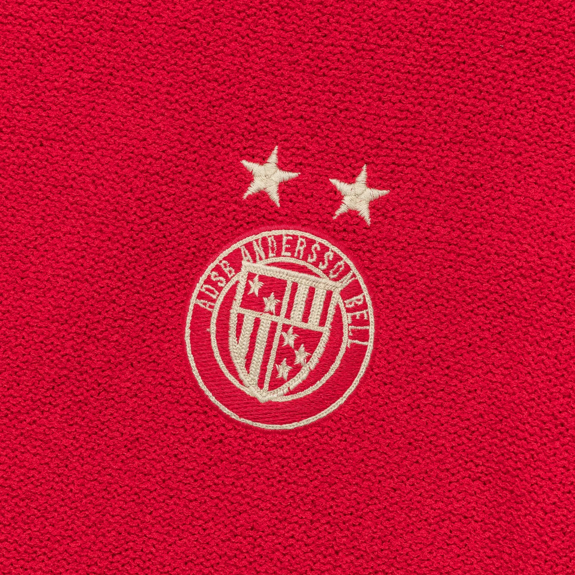 Football Short Sleeve Sweater - Red