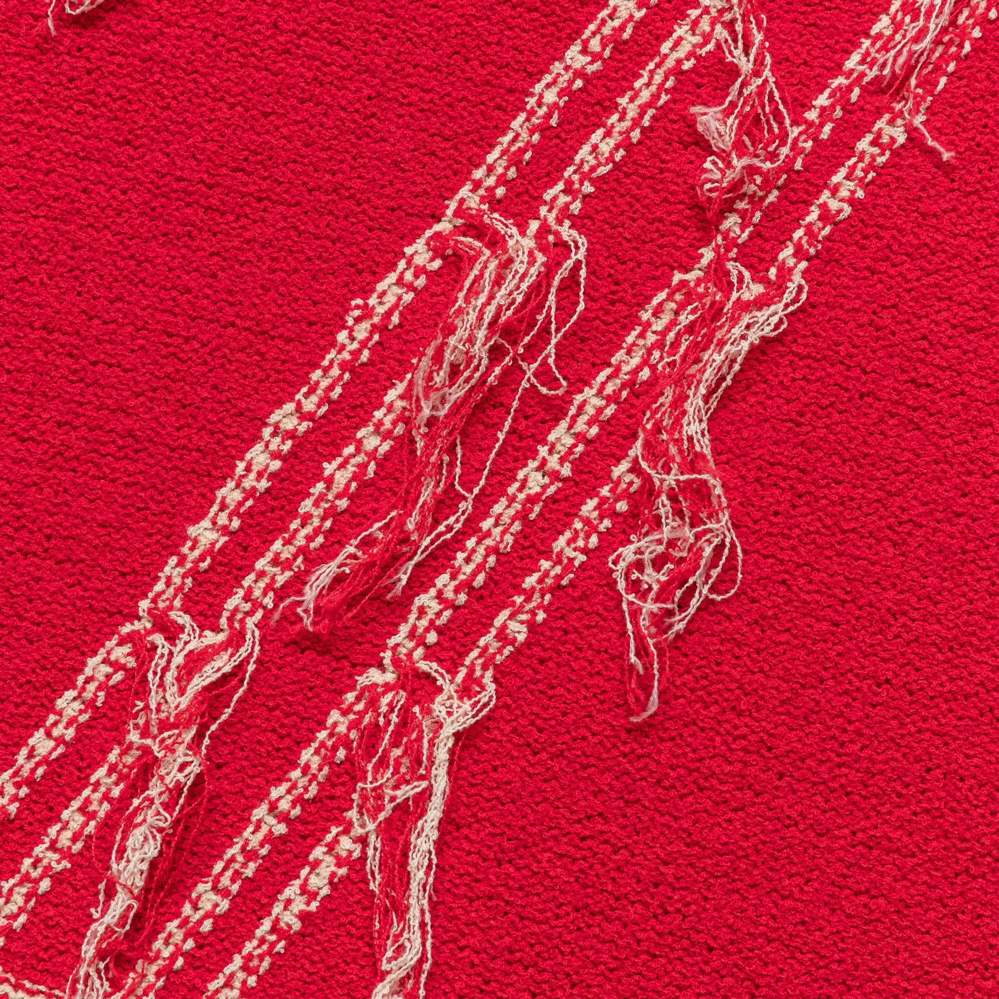 Football Short Sleeve Sweater - Red
