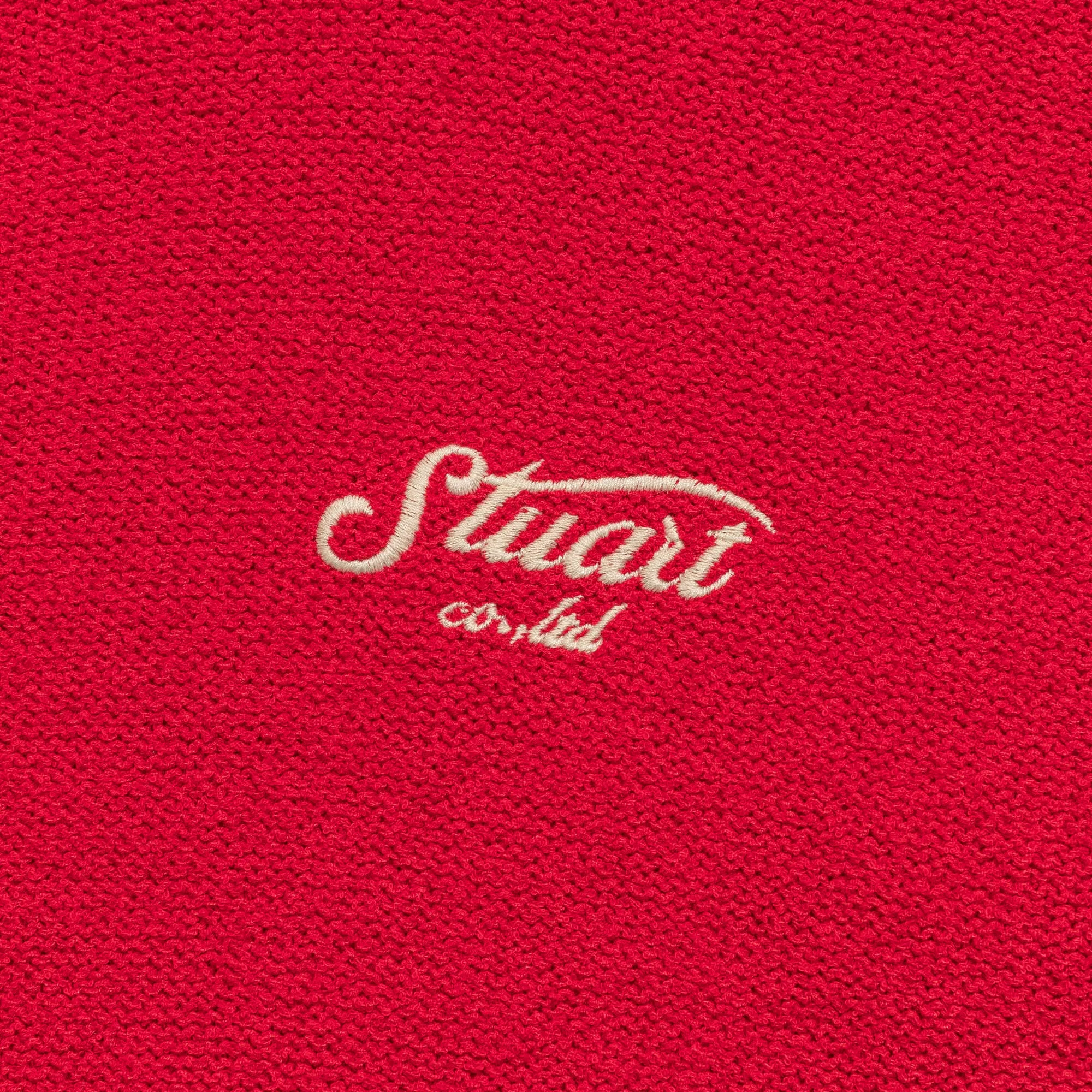 Football Short Sleeve Sweater - Red