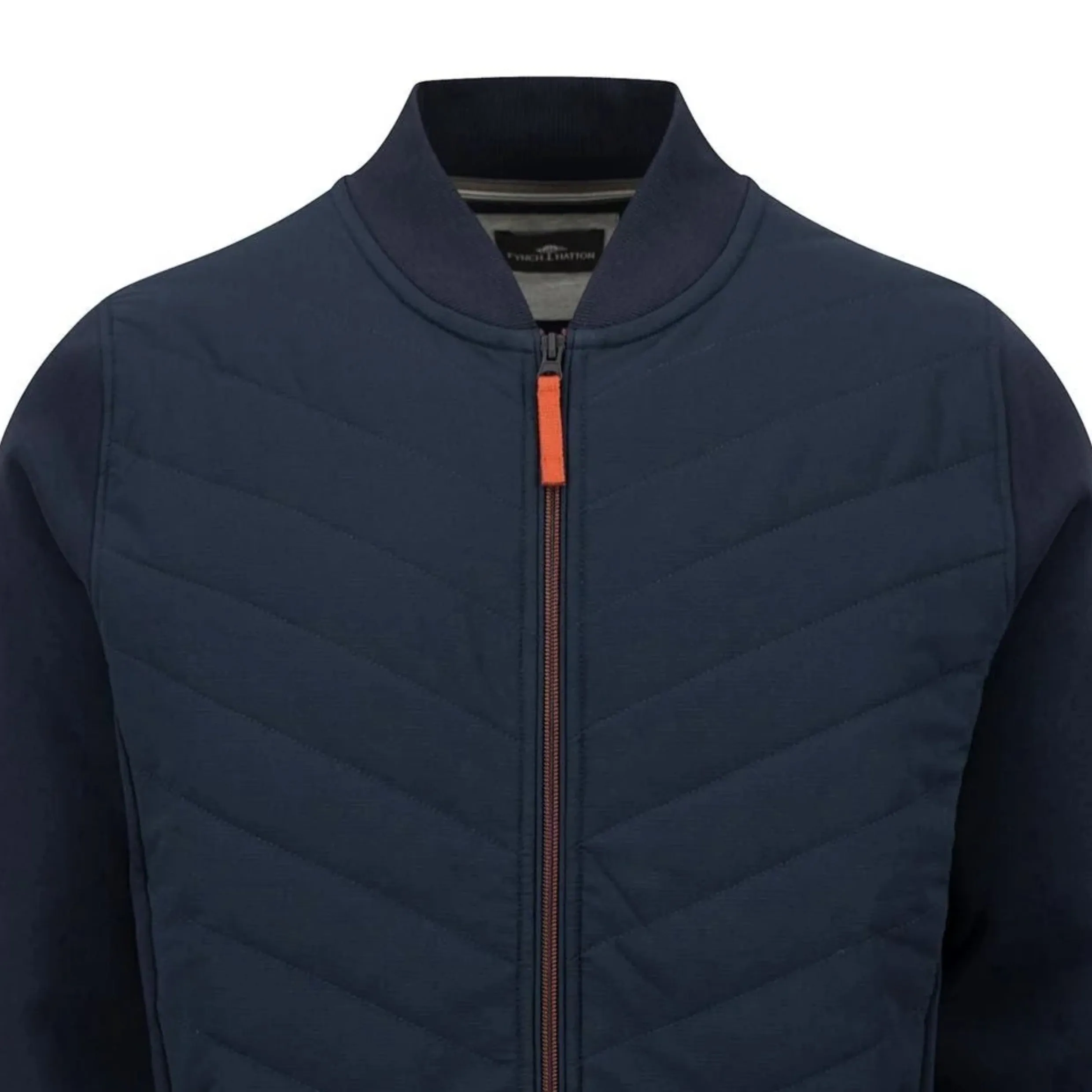 Fynch-Hatton CASUAL FIT HYBRID JACKET NAVY 14084007