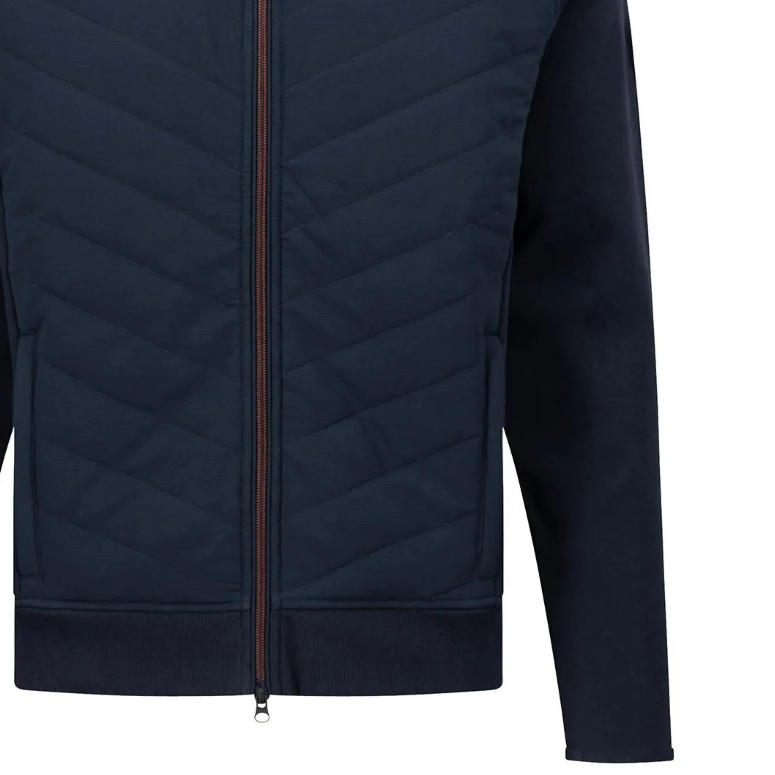 Fynch-Hatton CASUAL FIT HYBRID JACKET NAVY 14084007