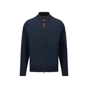 Fynch-Hatton CASUAL FIT HYBRID JACKET NAVY 14084007