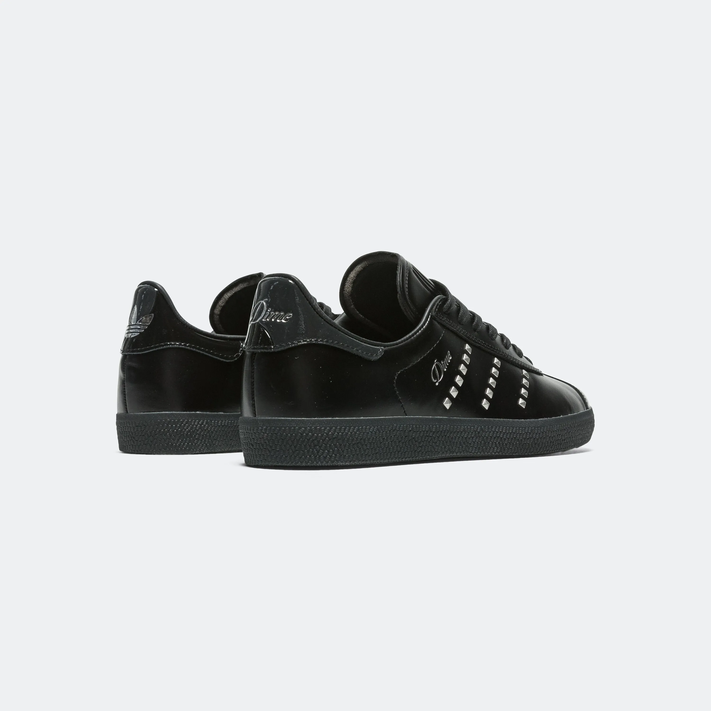 Gazelle Adv x Dime - Core Black/Silver Metallic-Carbon