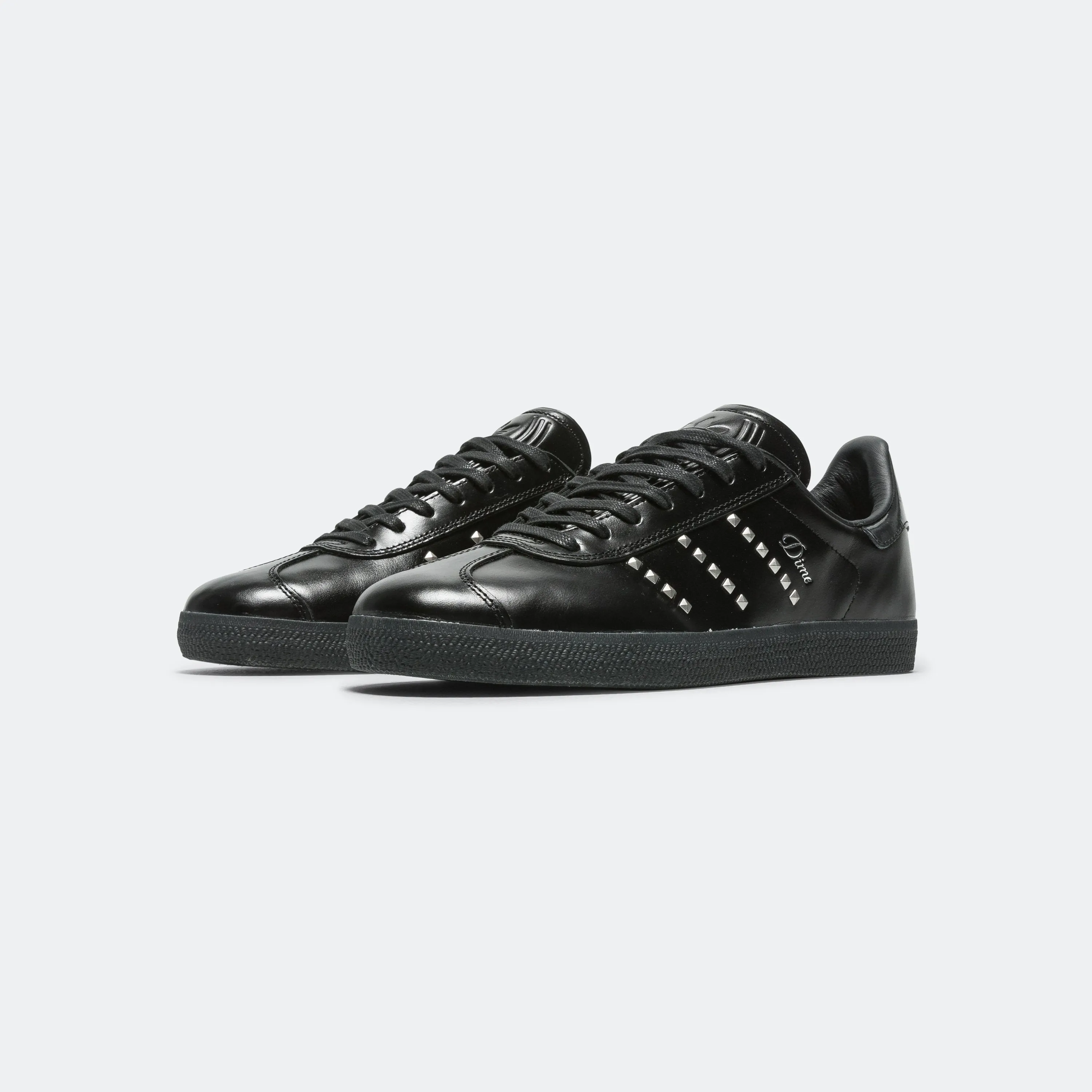 Gazelle Adv x Dime - Core Black/Silver Metallic-Carbon