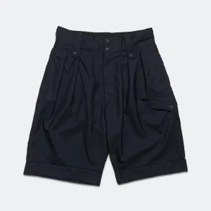 Ghurka Shorts - Dark Navy Tropical Wool