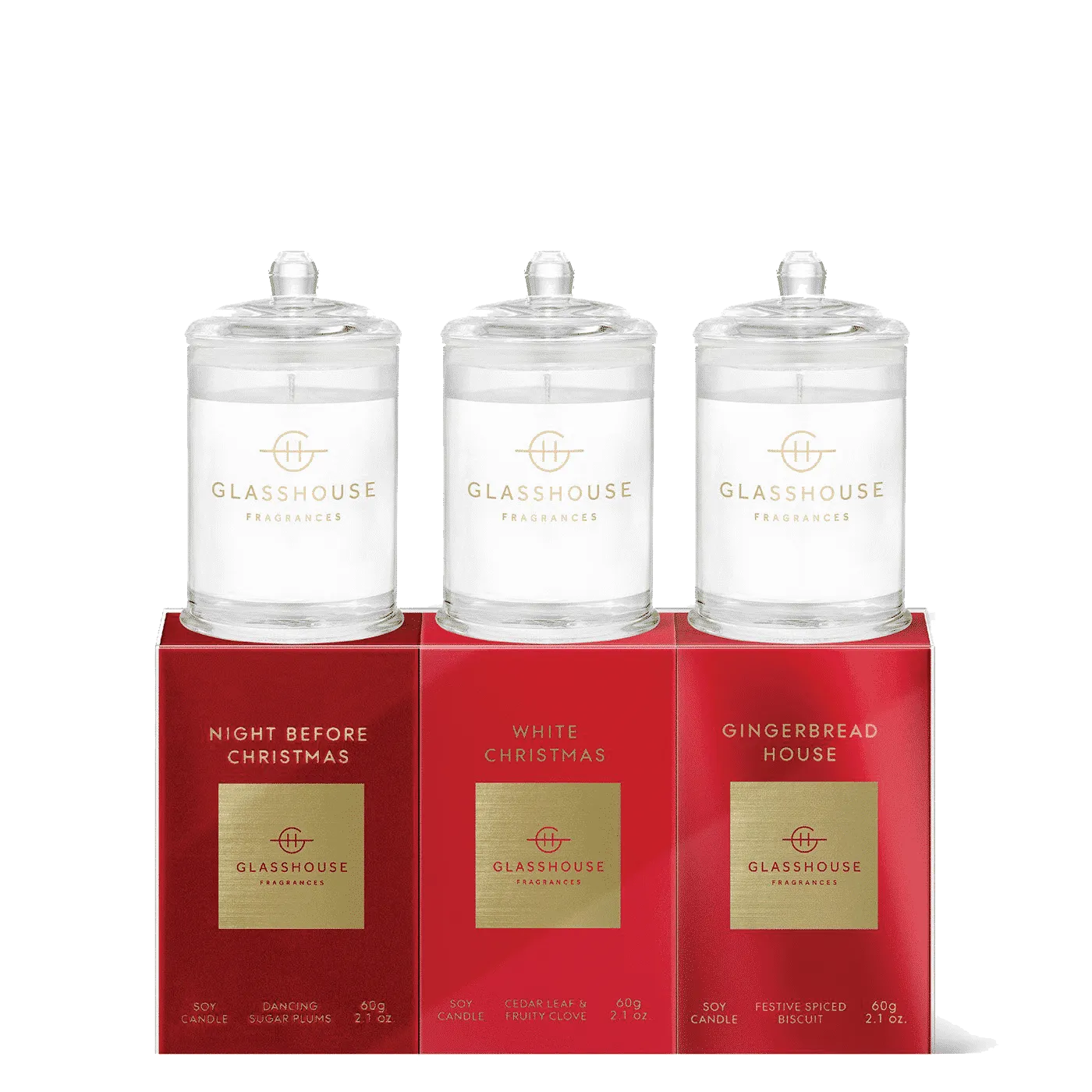 Glasshouse Fragrances Christmas Trio