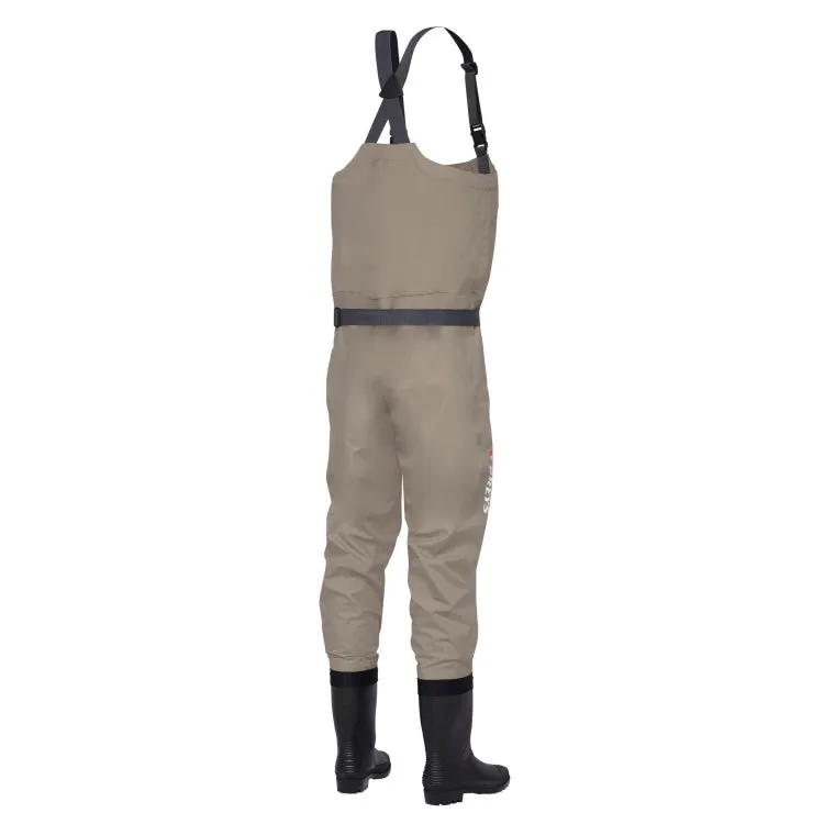 Greys Fin Breathable Bootfoot Waders - Brown