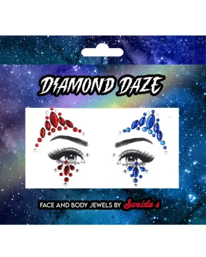 Harlequin Face Jewels