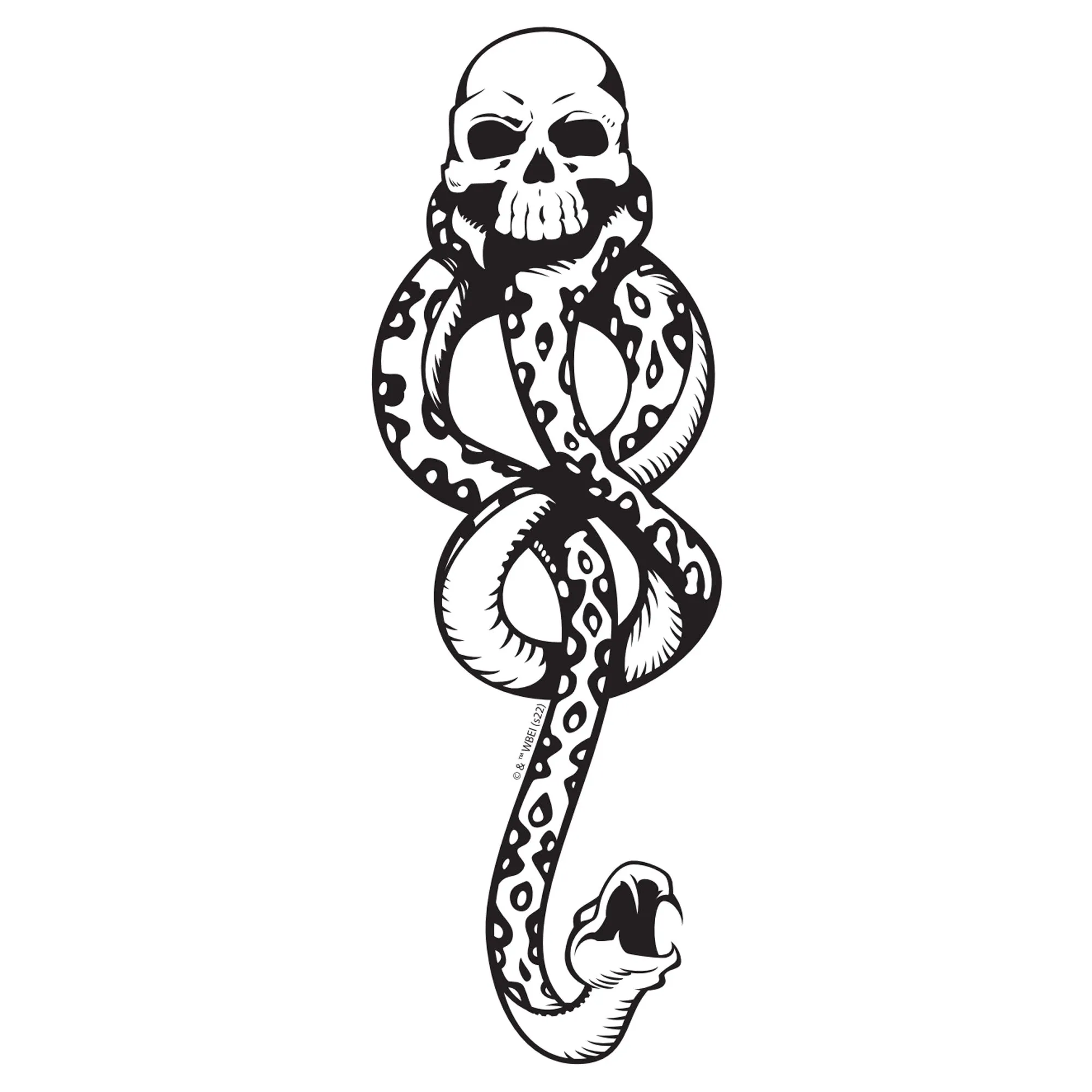 Harry Potter Dark Mark Temporary Tattoos Pack of 4