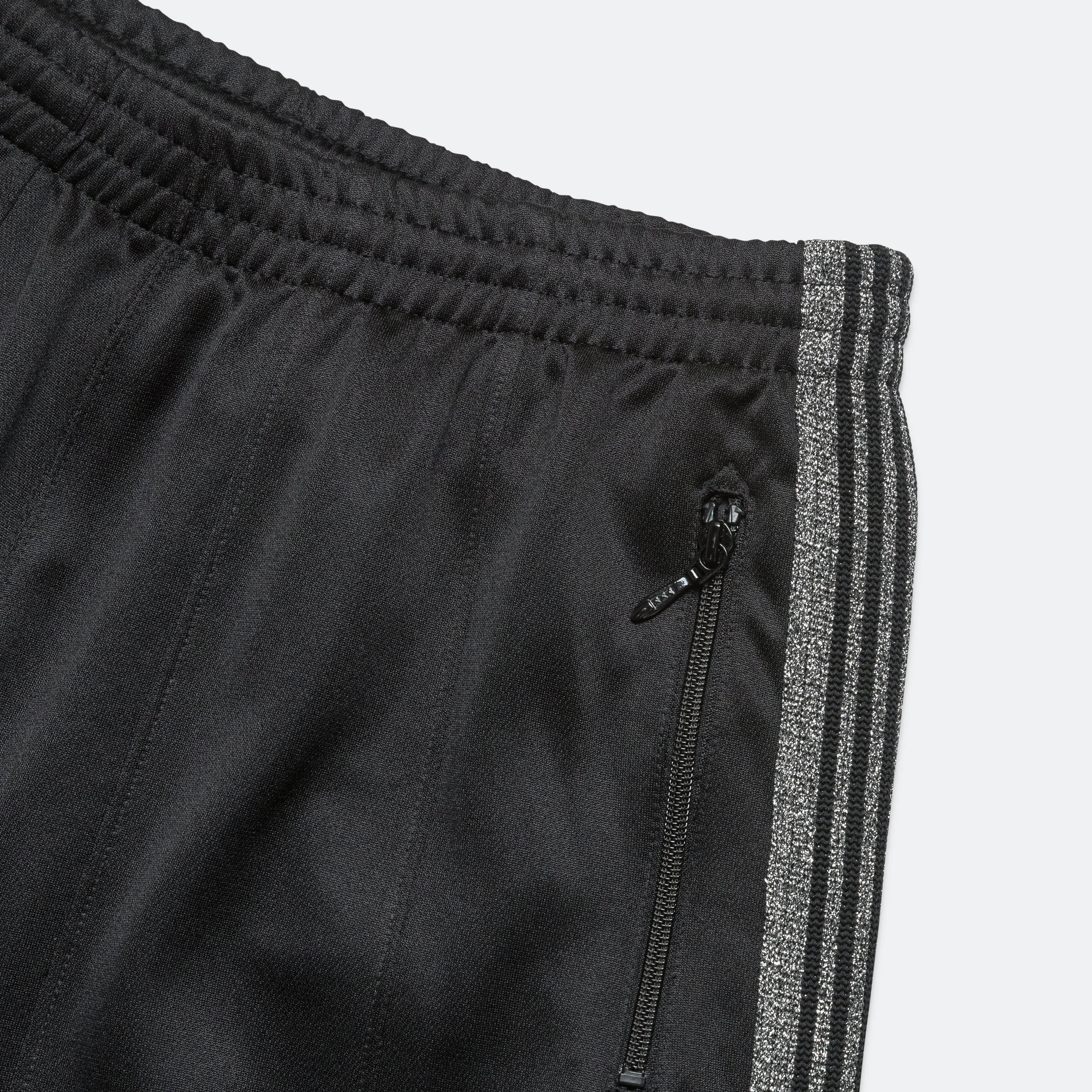 H.D. Track Pant x UP THERE - Black/Silver Poly Smooth