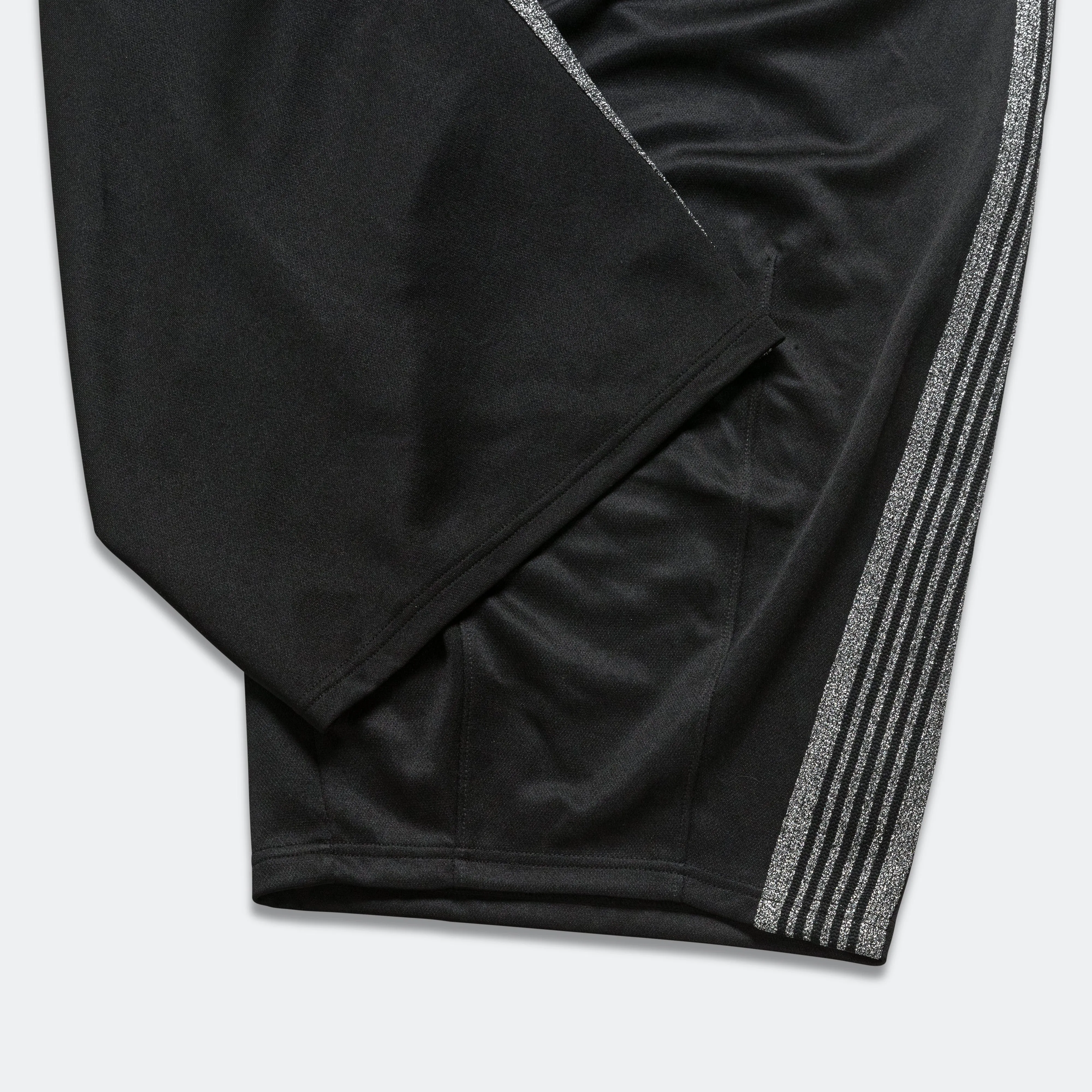 H.D. Track Pant x UP THERE - Black/Silver Poly Smooth