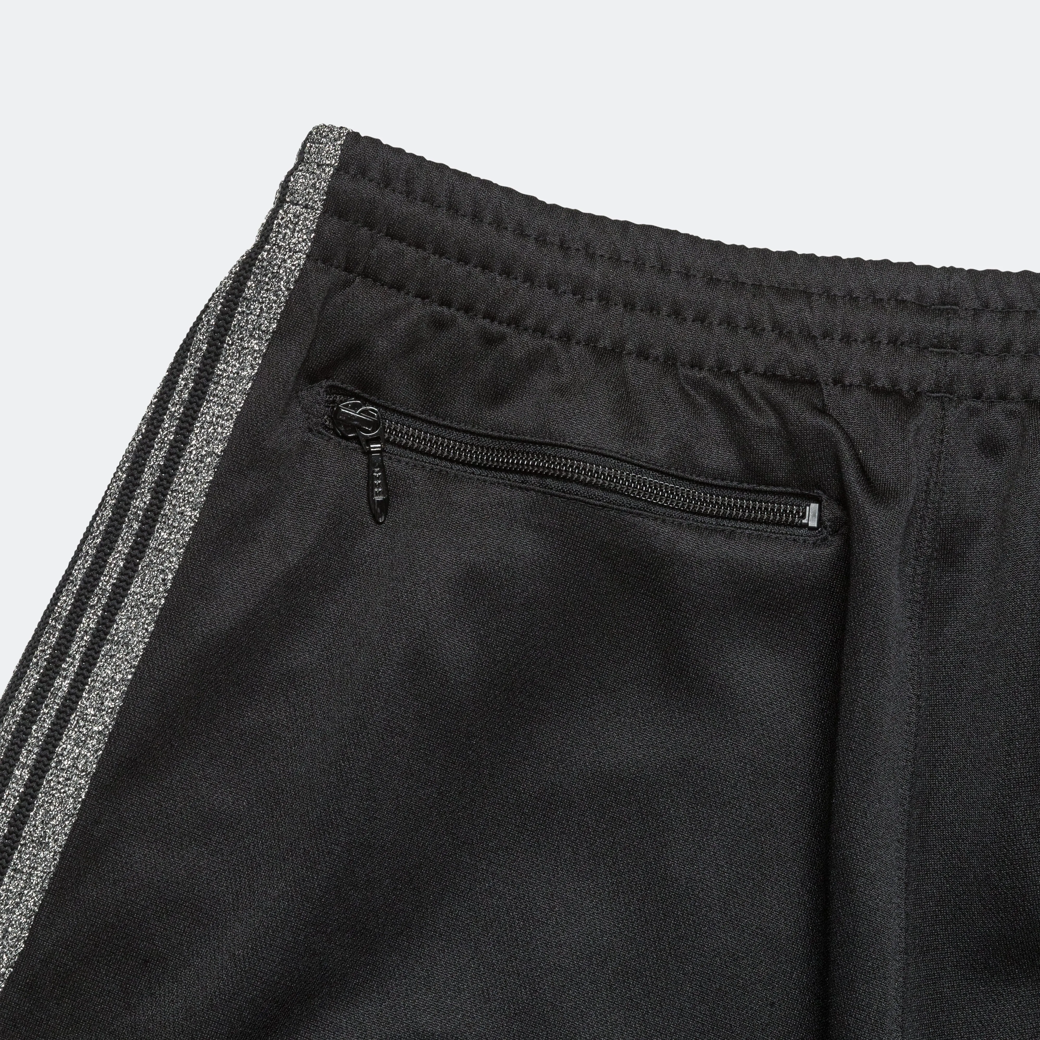 H.D. Track Pant x UP THERE - Black/Silver Poly Smooth
