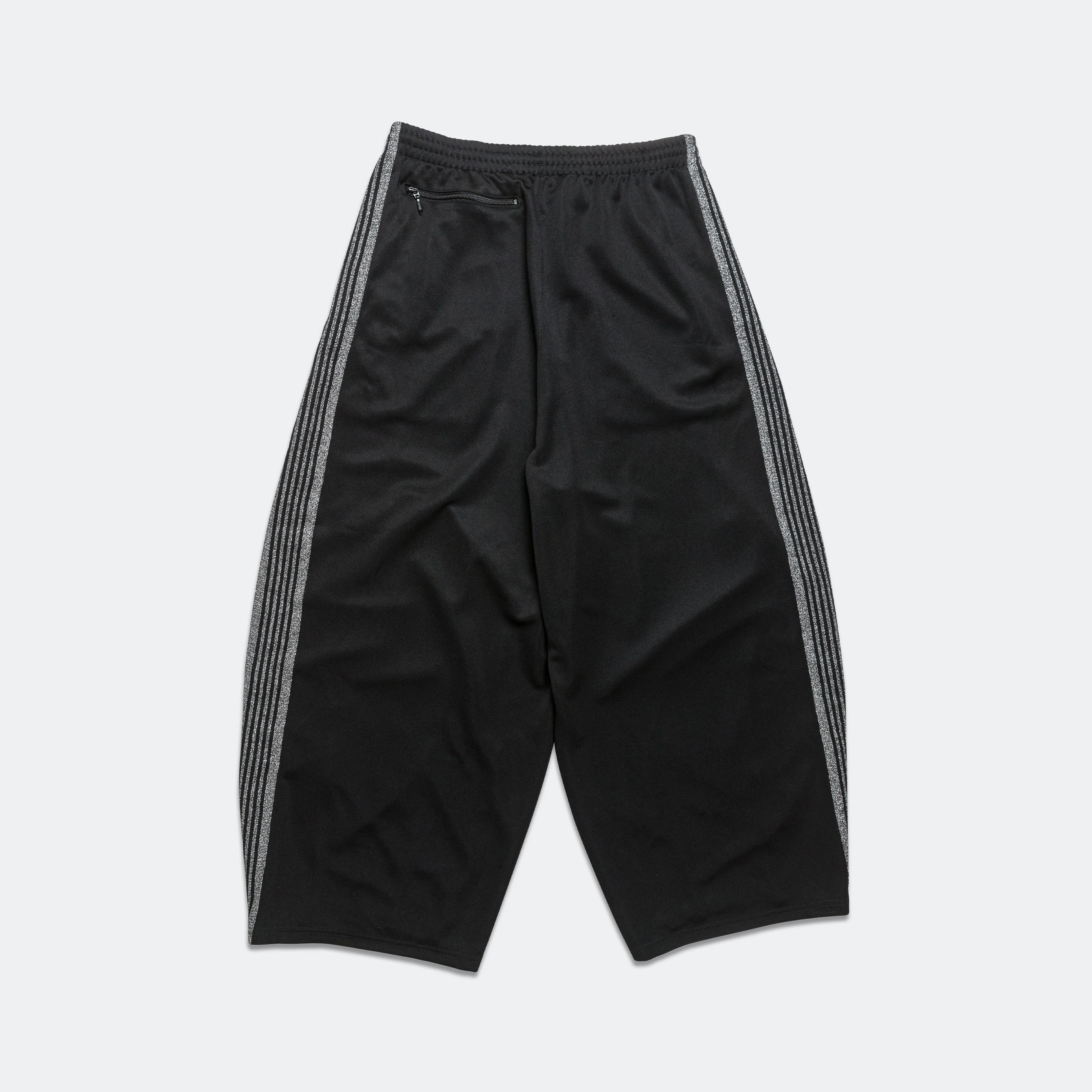 H.D. Track Pant x UP THERE - Black/Silver Poly Smooth