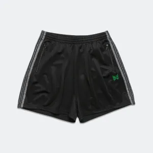 H.D. Track Short x UP THERE - Black/Silver Poly Smooth