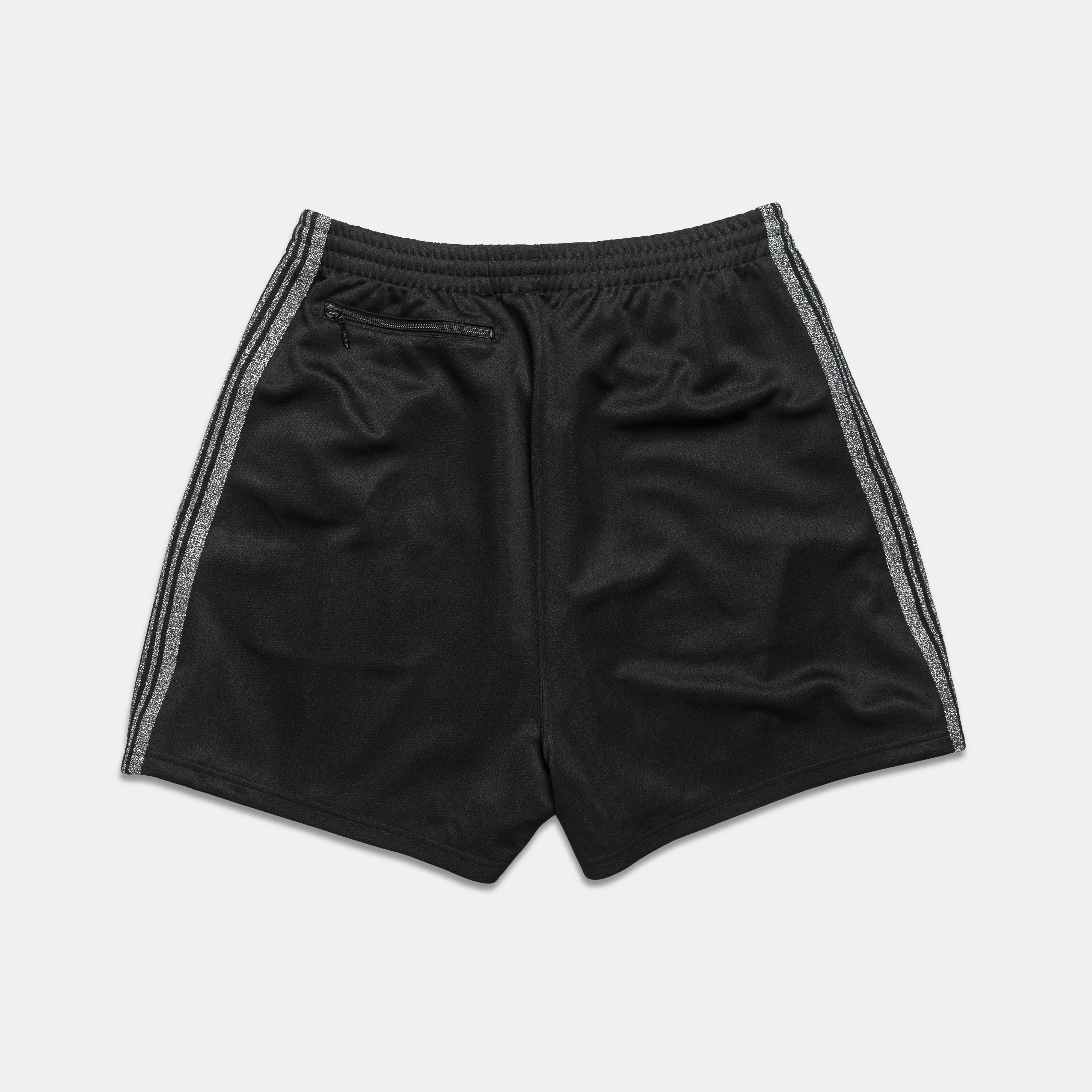 H.D. Track Short x UP THERE - Black/Silver Poly Smooth