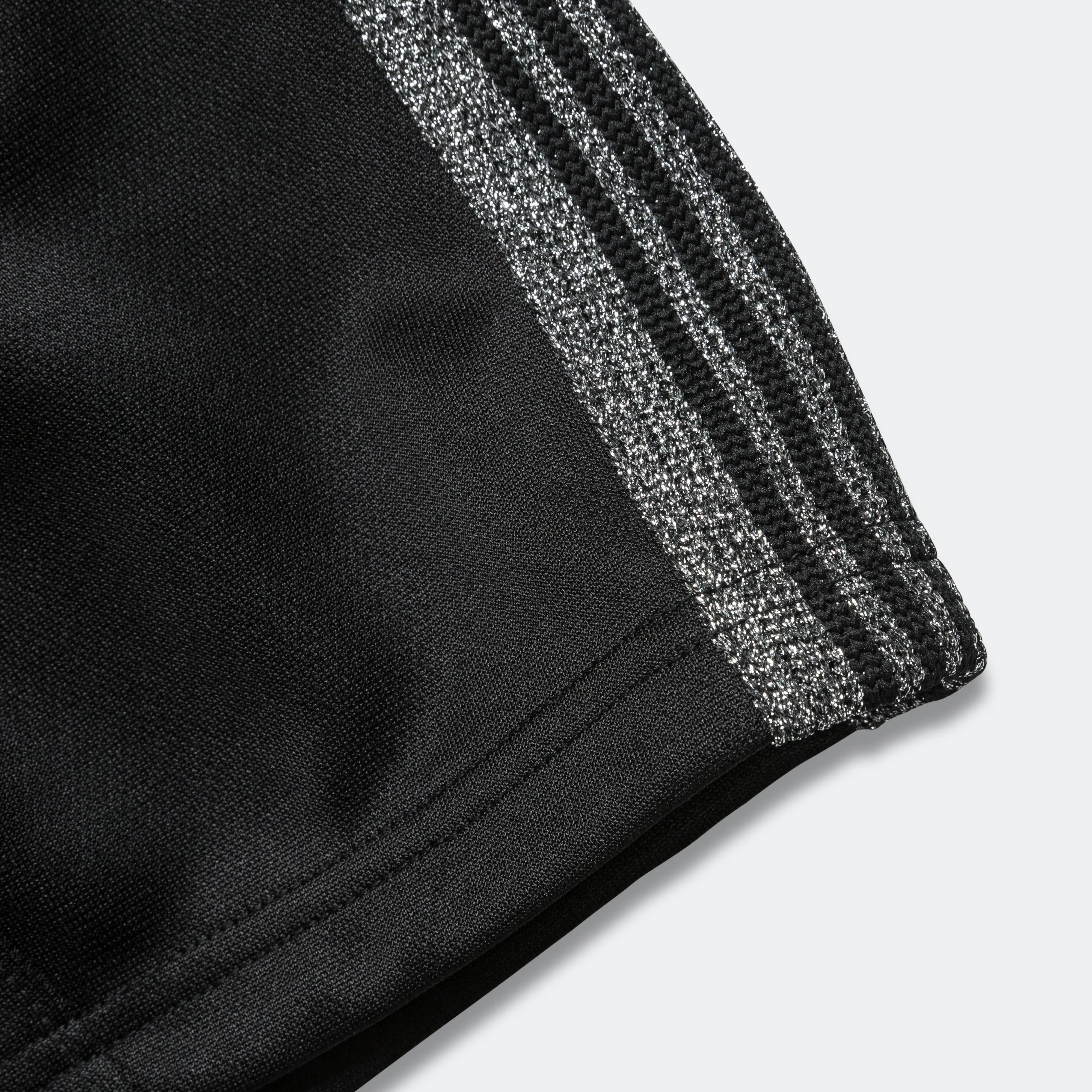 H.D. Track Short x UP THERE - Black/Silver Poly Smooth