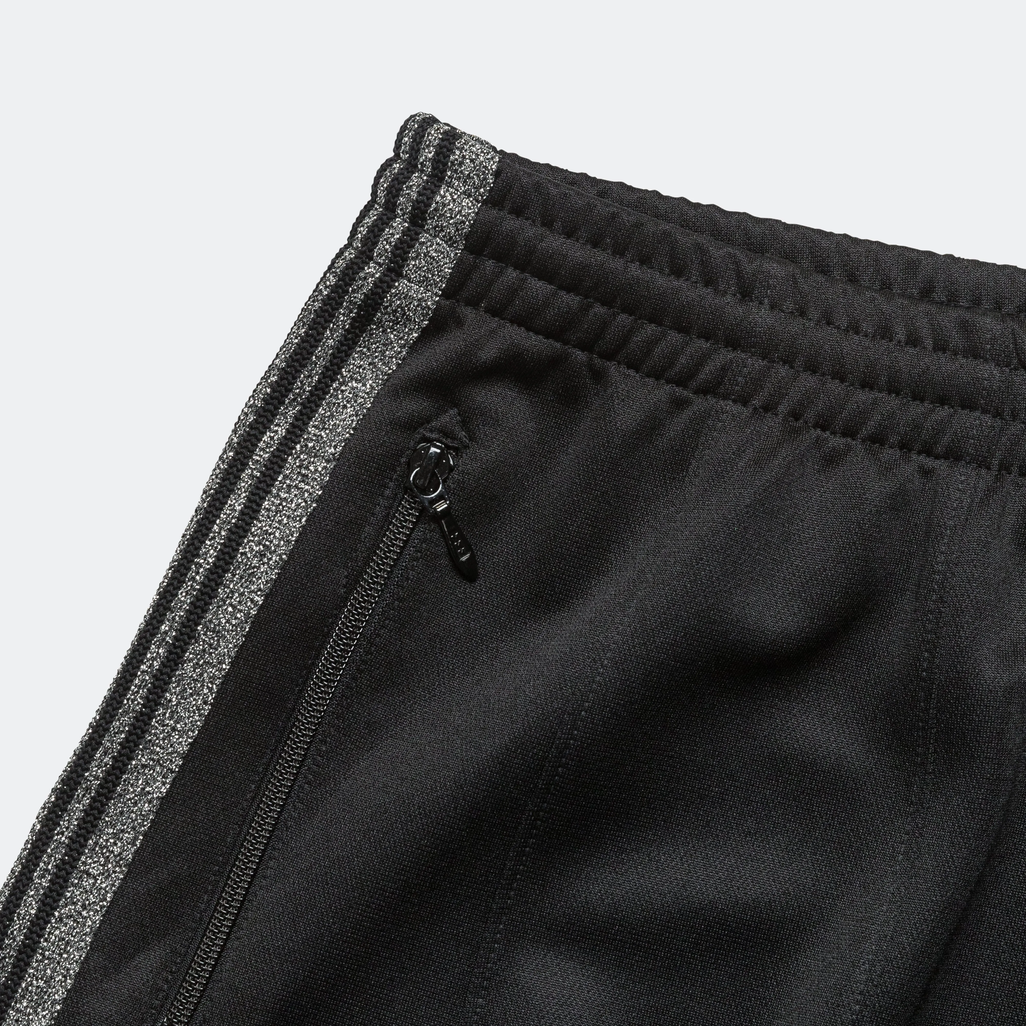 H.D. Track Short x UP THERE - Black/Silver Poly Smooth