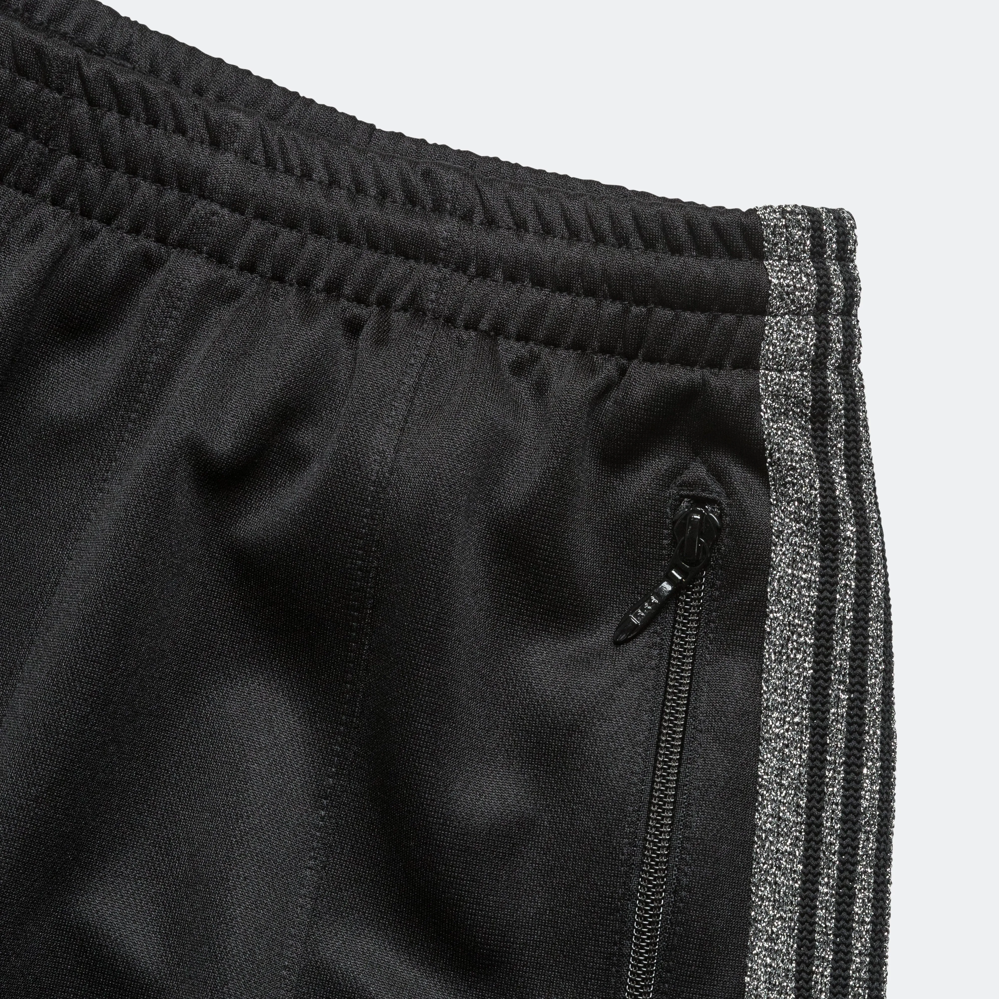 H.D. Track Short x UP THERE - Black/Silver Poly Smooth