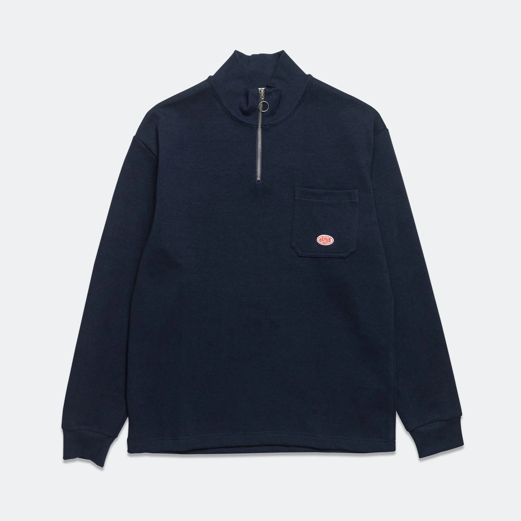 Heritage Zip-Up Sweater - Deep Marine