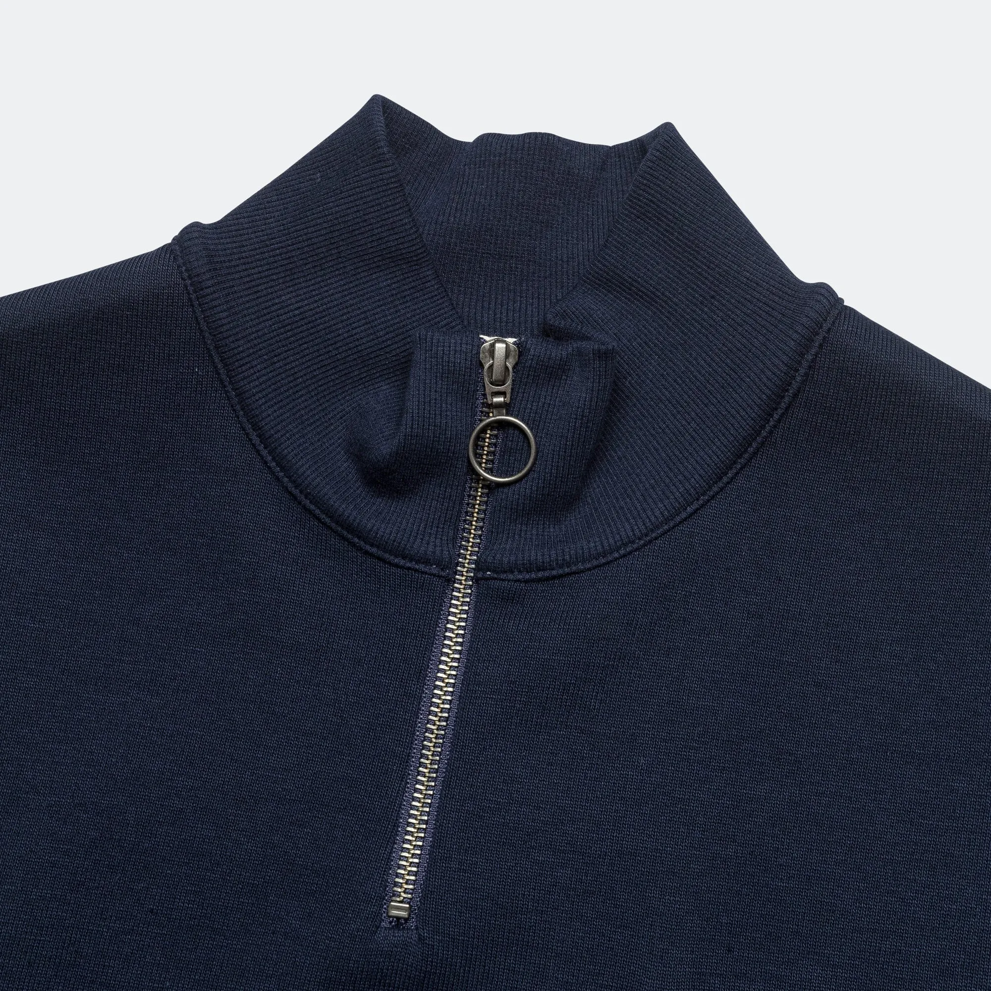 Heritage Zip-Up Sweater - Deep Marine