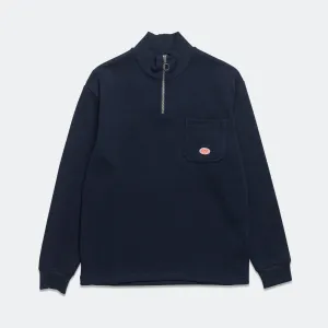Heritage Zip-Up Sweater - Deep Marine