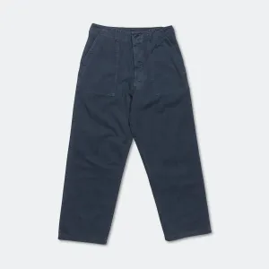 Herringbone Summer Fatigue Pants - Navy
