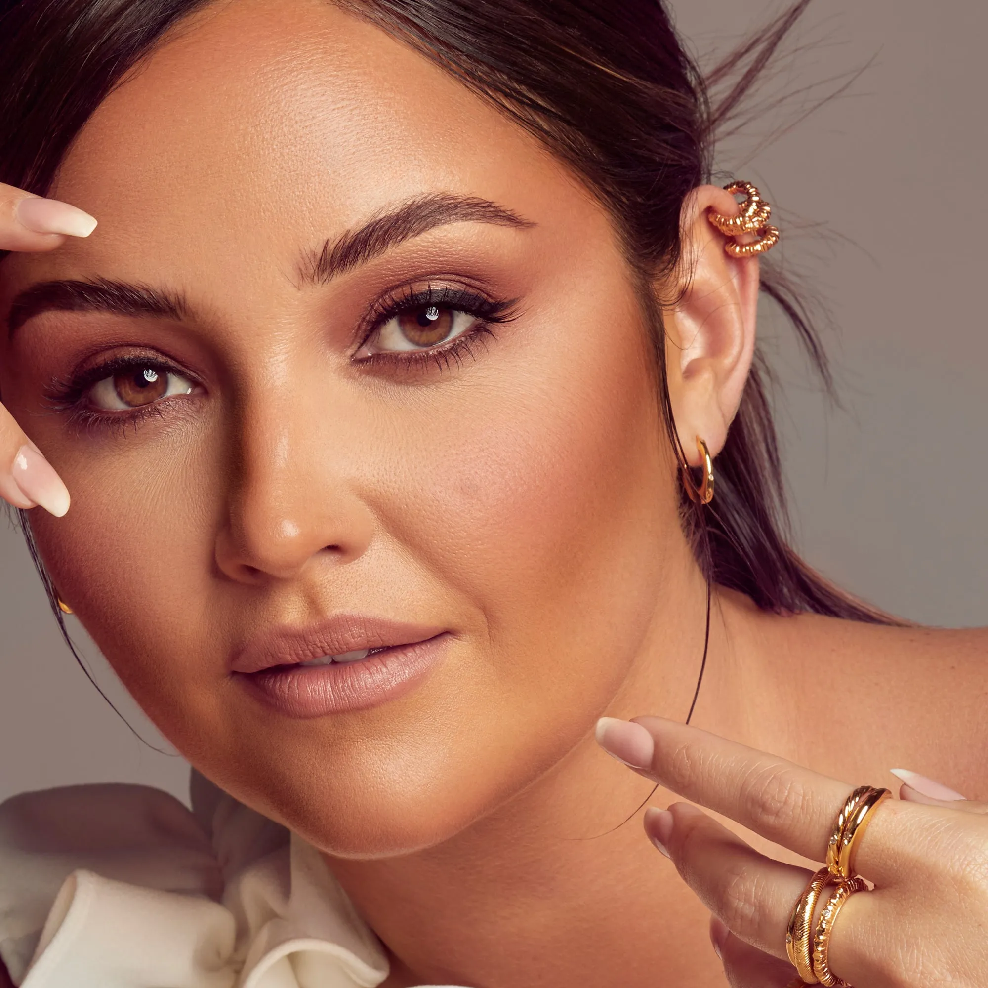 Hot Diamonds X Jac Jossa Believe Double Ear Cuff DE669