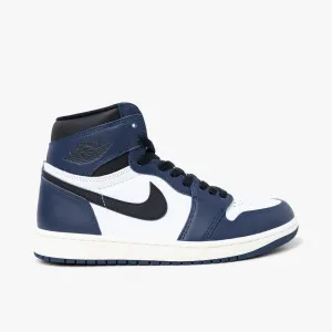 Jordan 1 Retro High OG Midnight Navy / Black - White