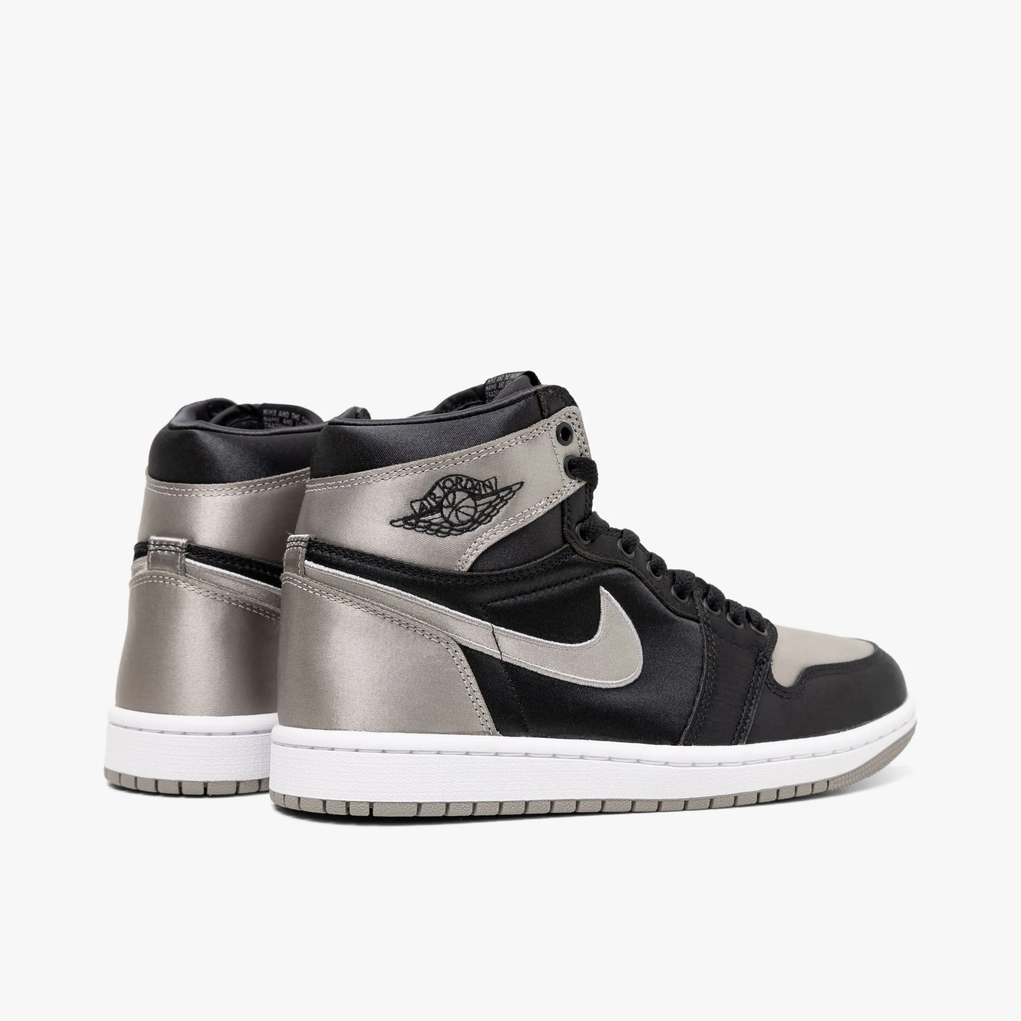 Jordan Women's 1 Retro High OG Black / Medium Grey - White