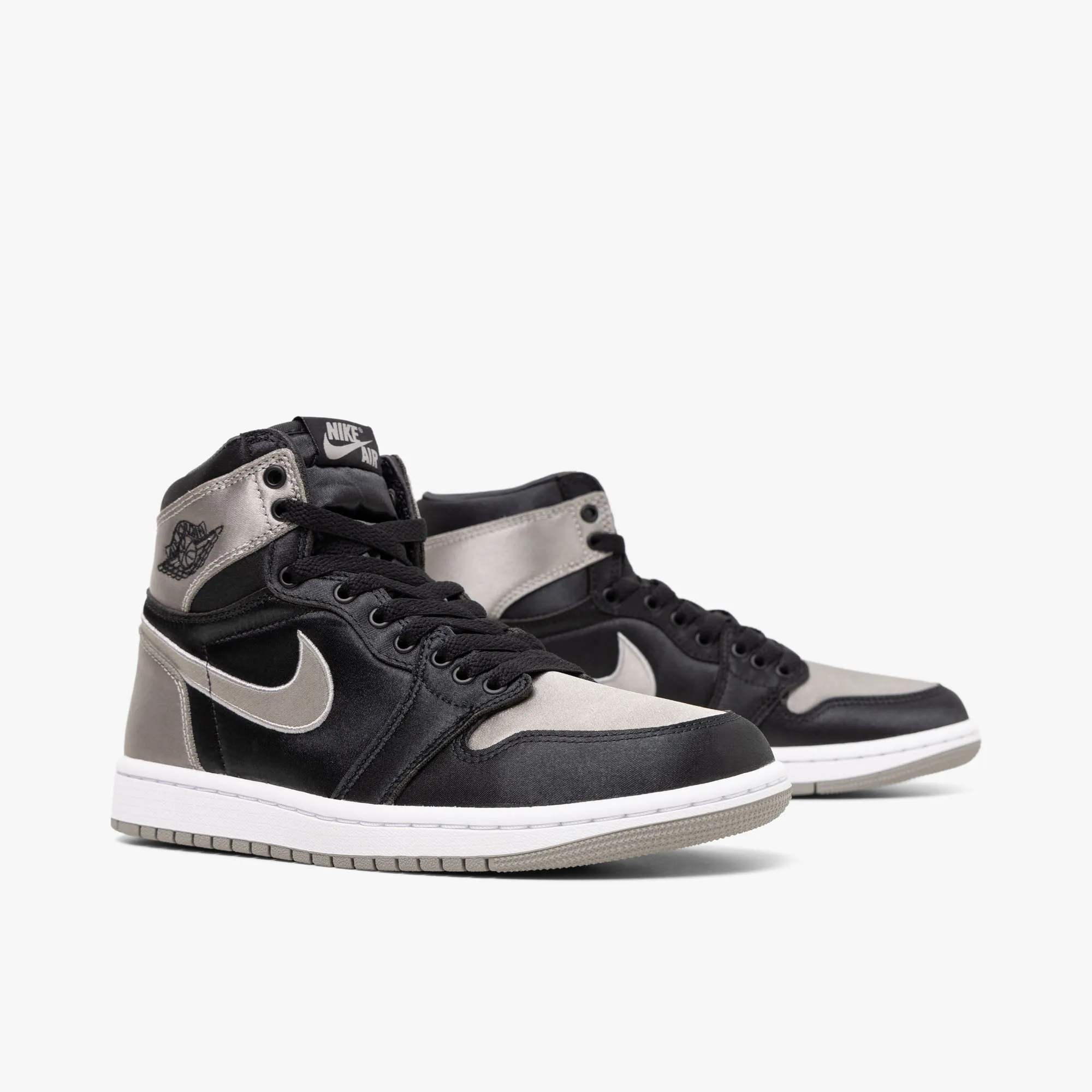 Jordan Women's 1 Retro High OG Black / Medium Grey - White