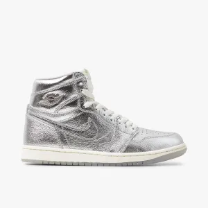 Jordan Women's 1 Retro High OG Metallic Silver / Photon Dust - Sail