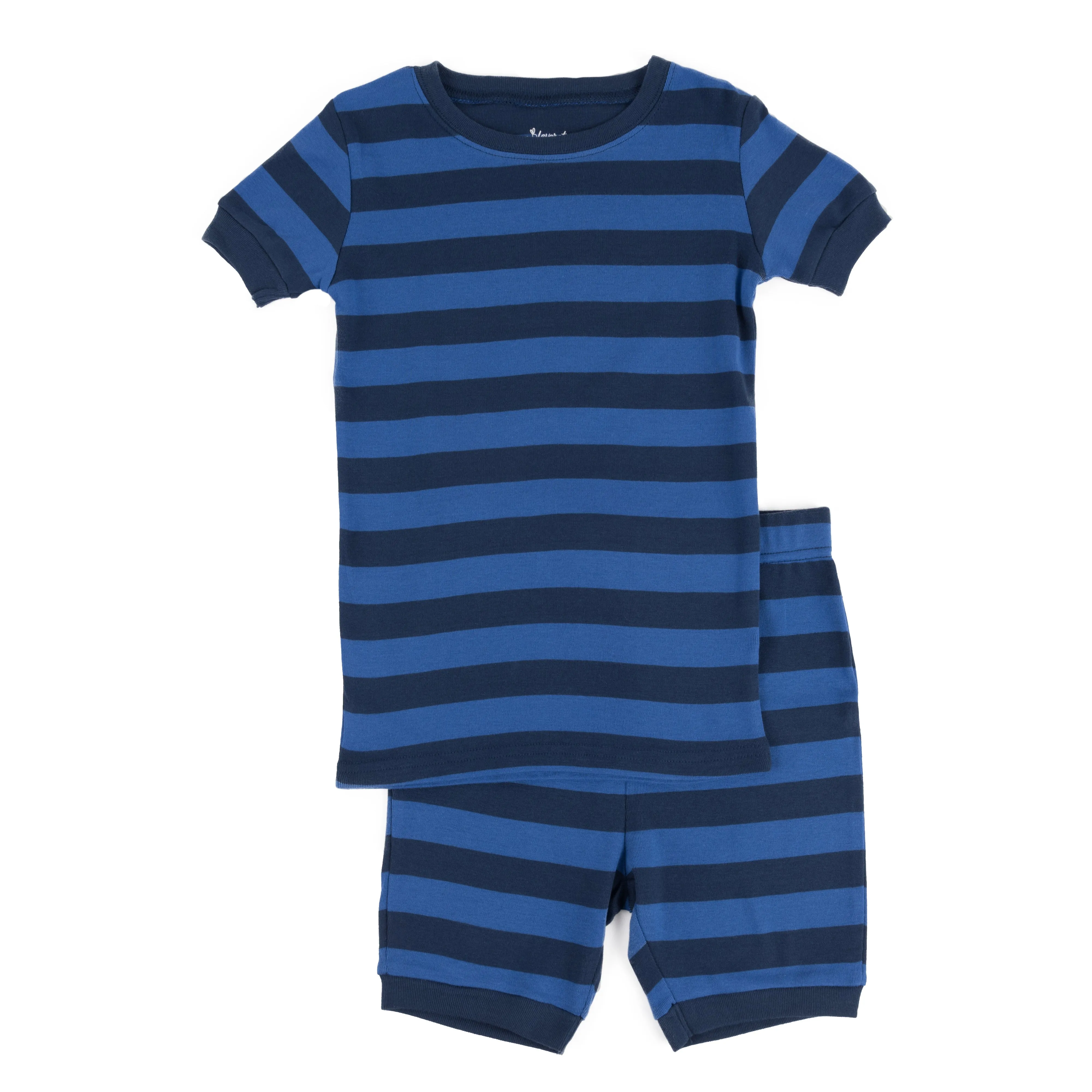 Kids Two Piece Cotton Short Pajamas Boys Striped