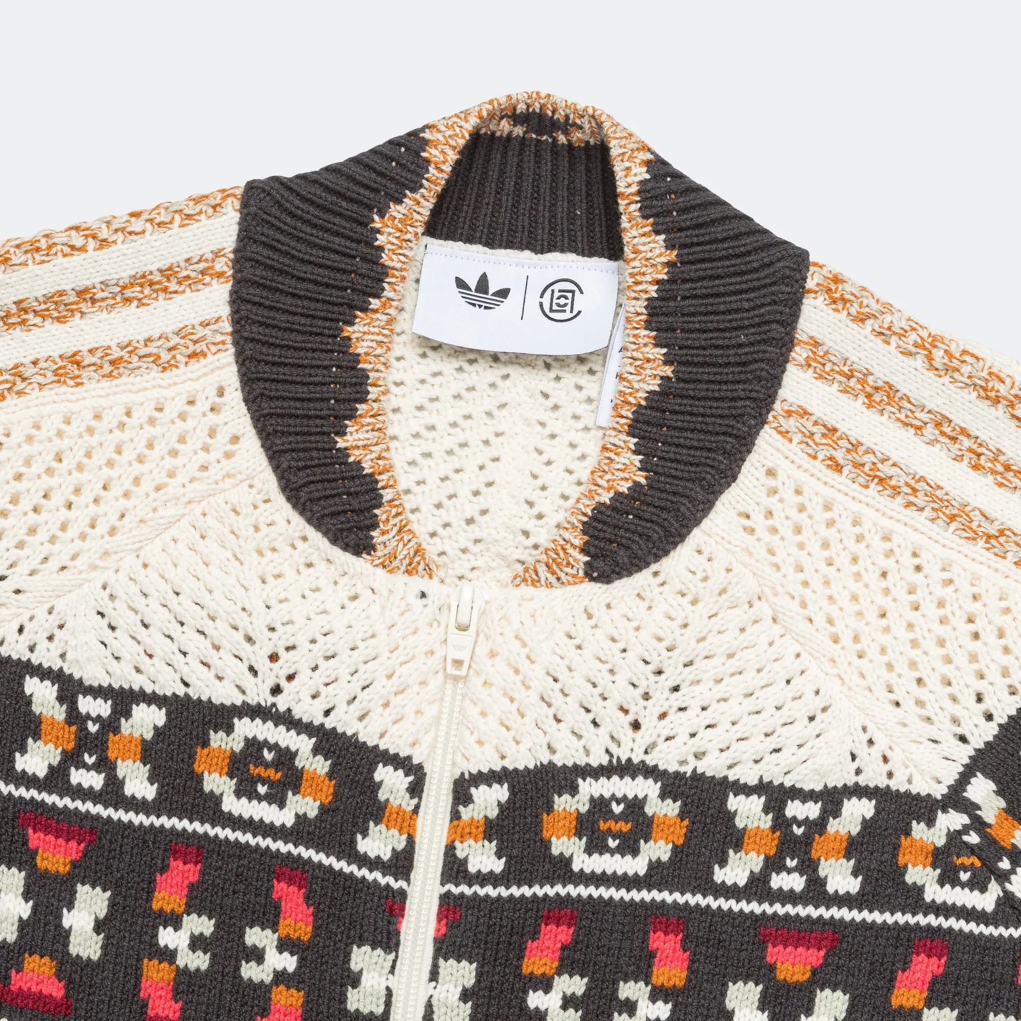 Knit Track Top by Edison Chen x CLOT - Cream White