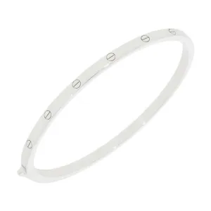 Ladies Sterling Silver Bangle GVL051
